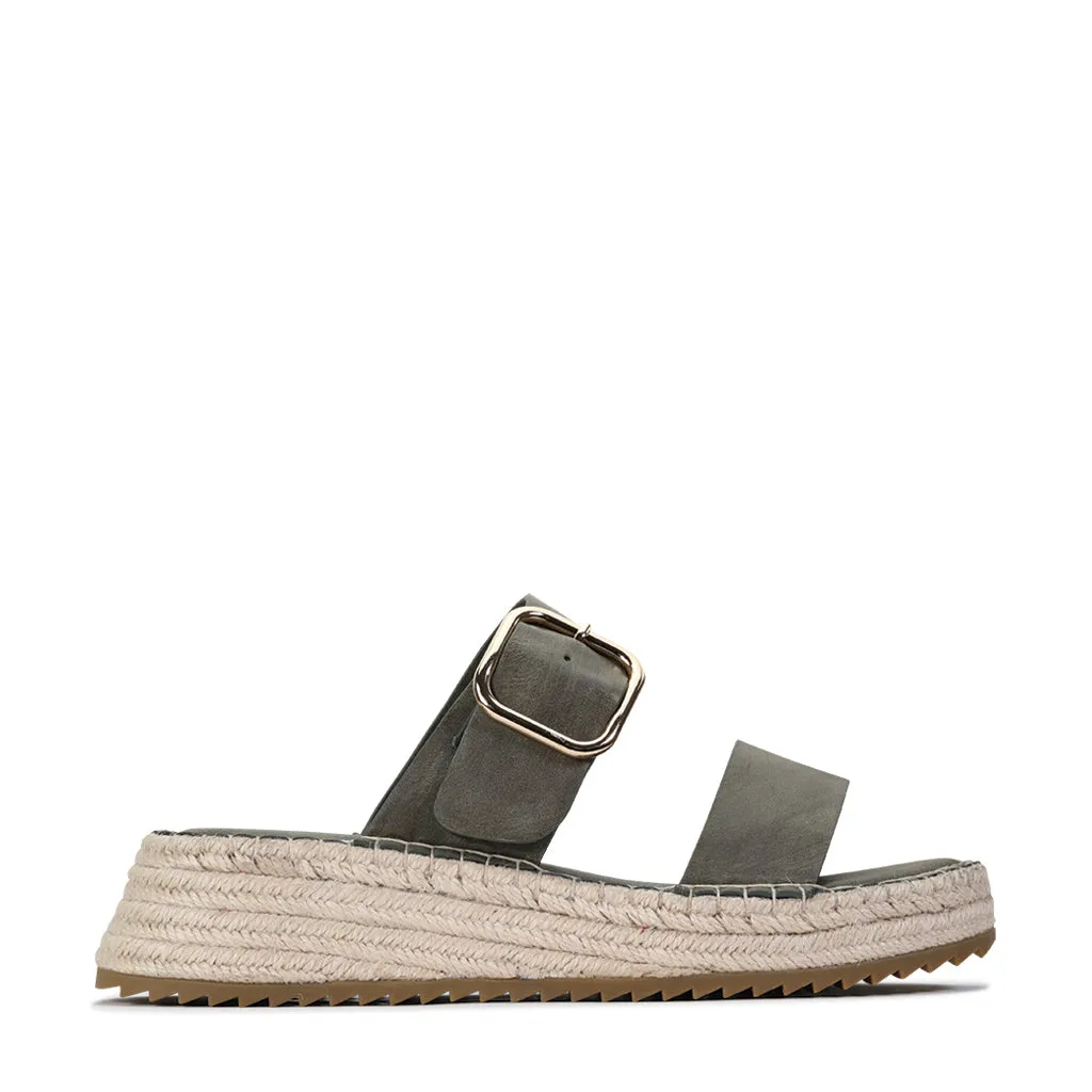 Flexible Upper LUPA ESPADRILLE SLIDE SANDAL