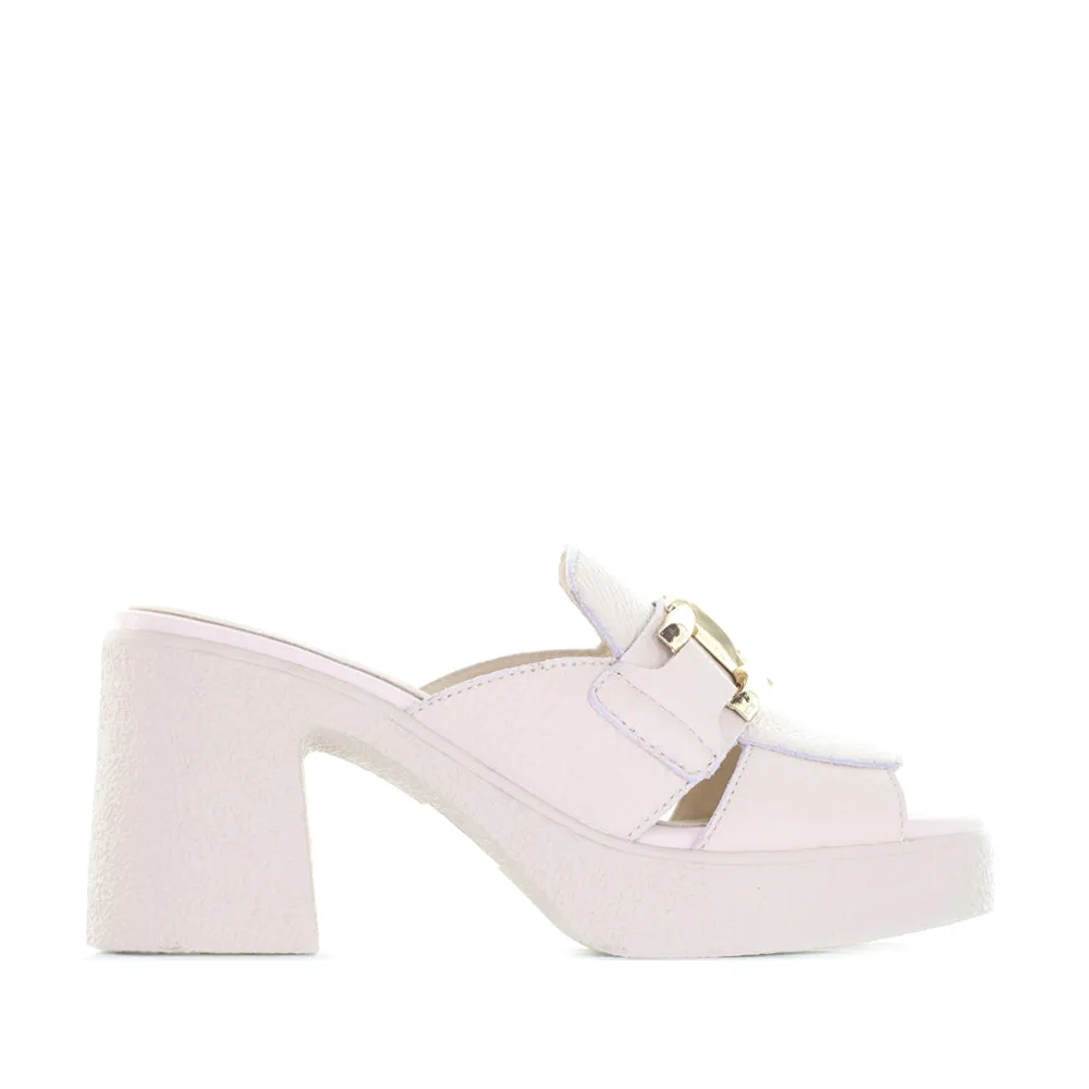 Boho Chic Heels Smart High Heels TAMARA LONDON BASS NUDE