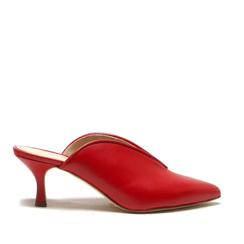 NELLIE MULE Adjustable Heel Sandals Party Heels for Women