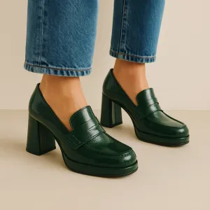 Smart Chic BRESLEY SMALE PETROL PATENT