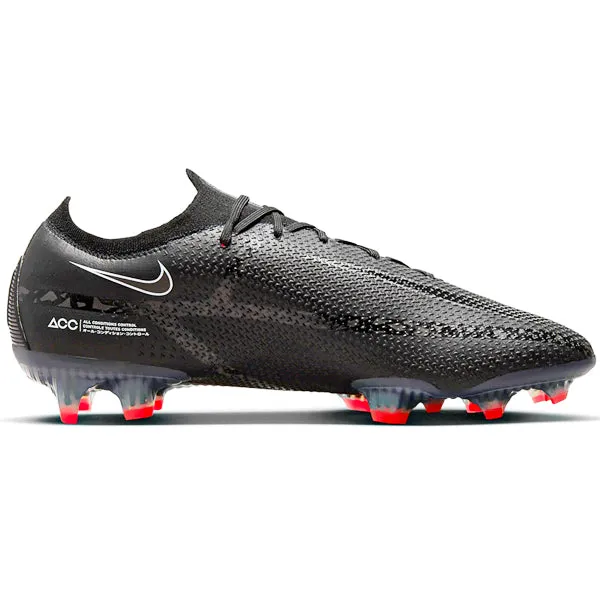 Nike Phantom GT2 Elite FG (Black/Dark Smoke Grey) Insole Grip