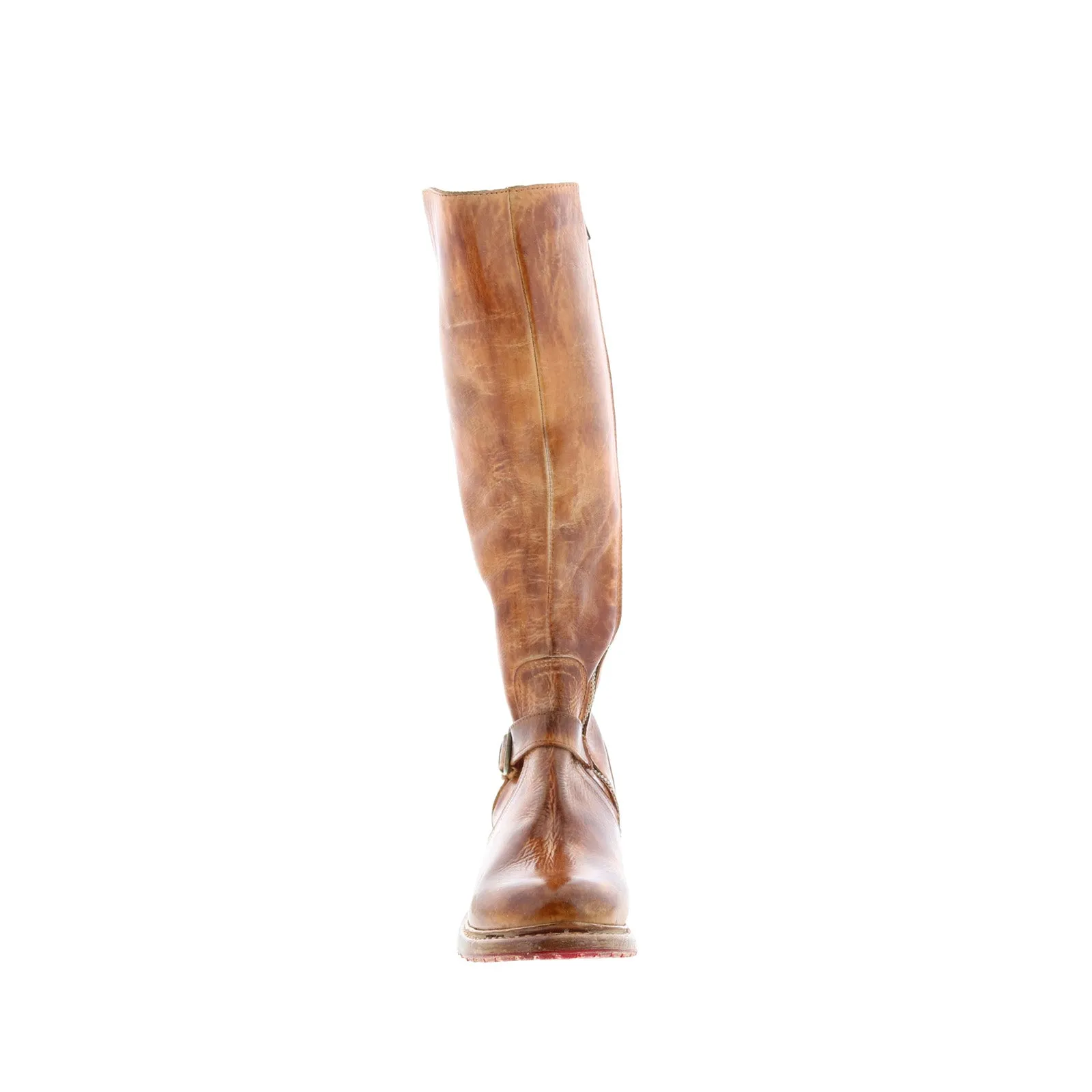 Indoor Use Bed Stu Glaye F315401 Womens Brown Leather Zipper Mid Calf Boots