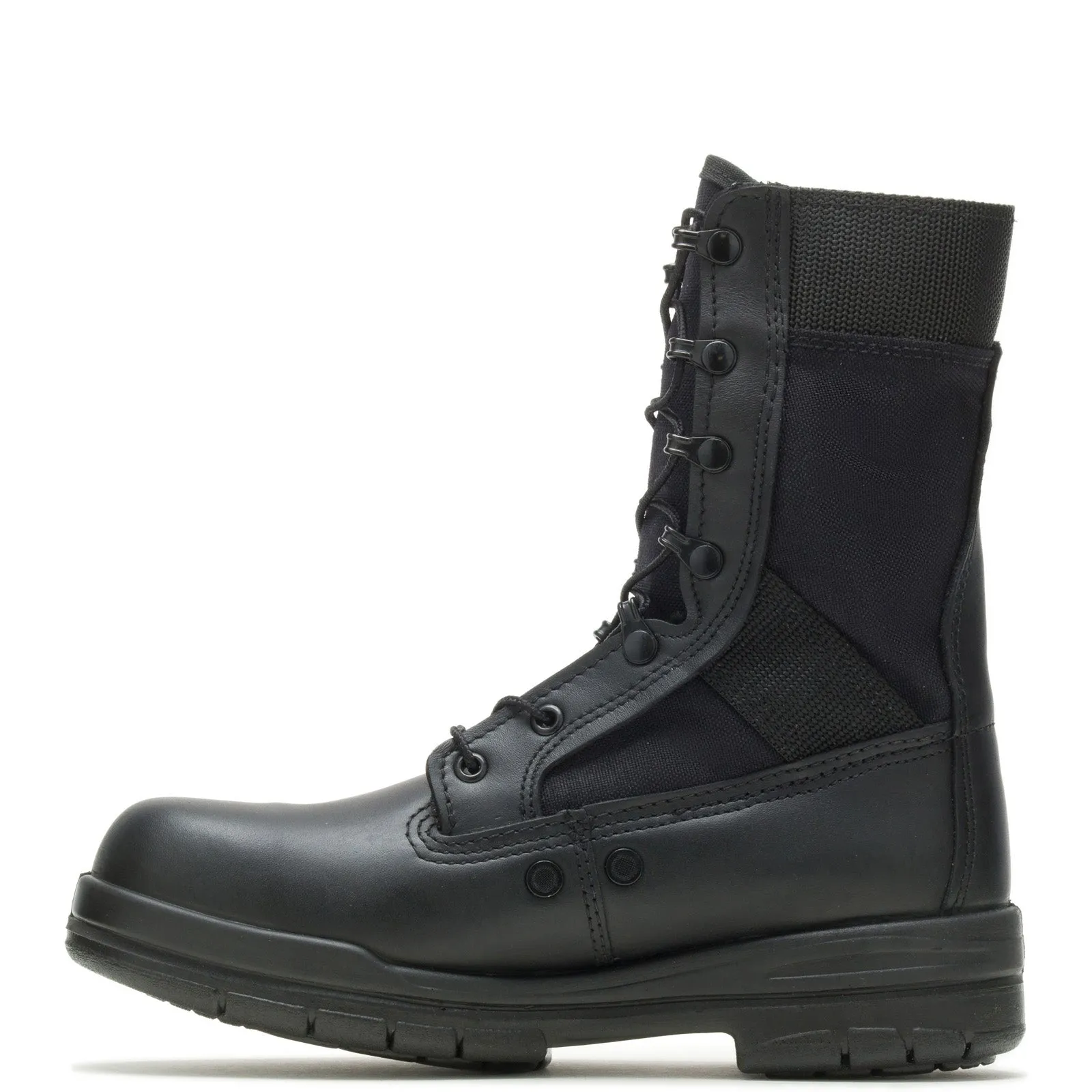 Bates Jungle Boot 8" E00724 Womens Black Leather Lace Up Tactical Boots Durable Sole