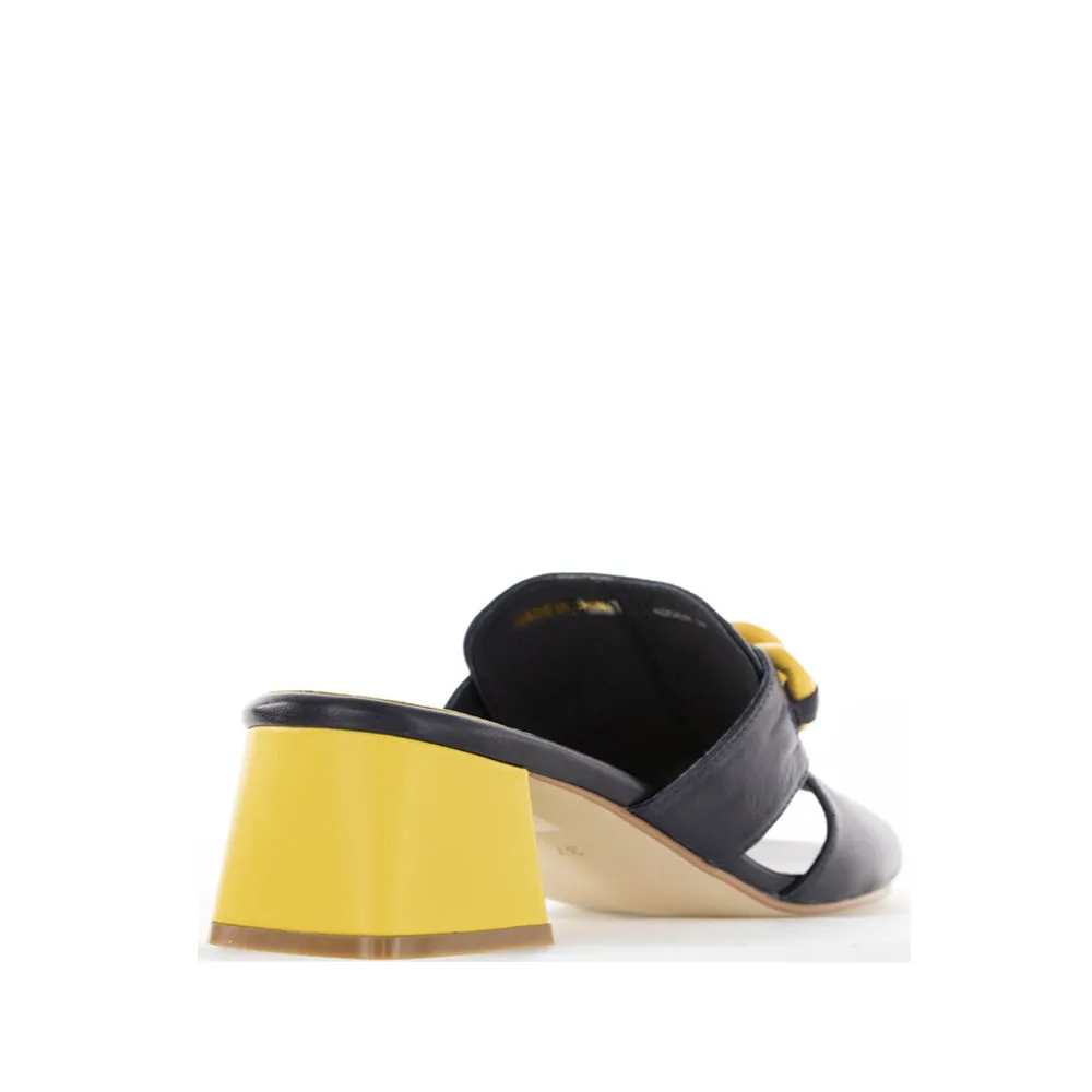 Custom Wedding Heels Ventilated BRESLEY ADDER NAVY/YELLOW