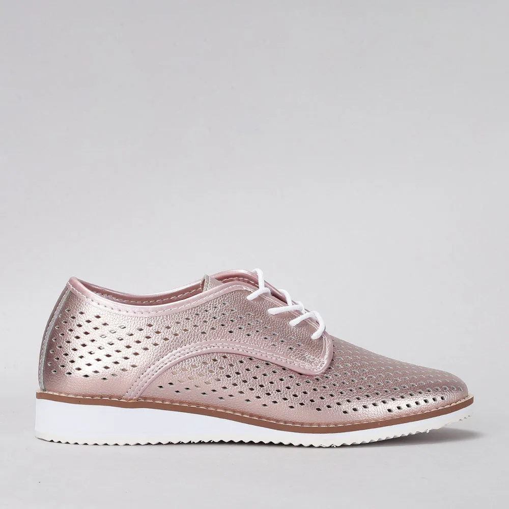 CC RESORTS MONA ROSE GOLD Cotton Feel Light Step Footwear