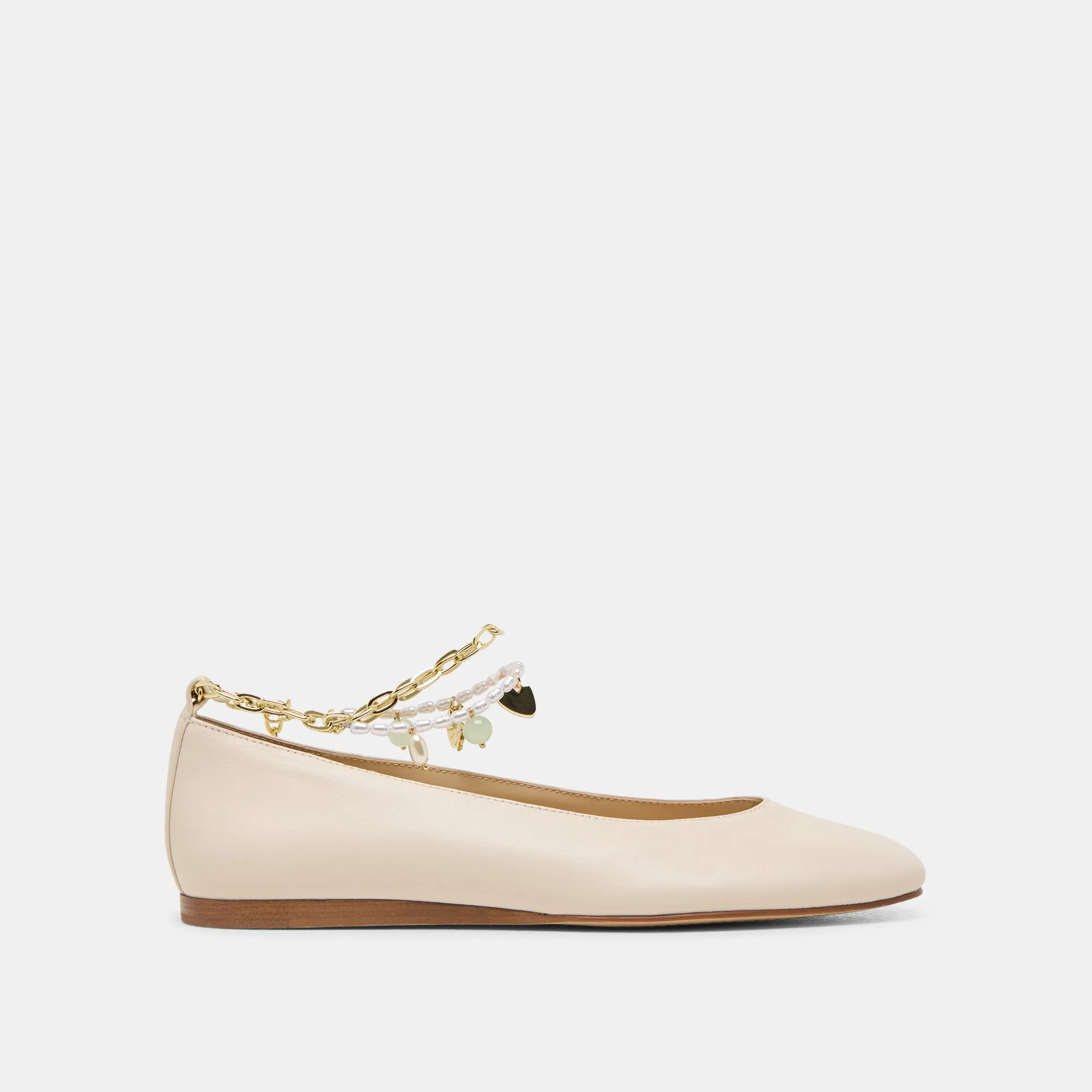 Modern Comfort Shoes Pastel Love BAIDEN BALLET FLATS BONE LEATHER