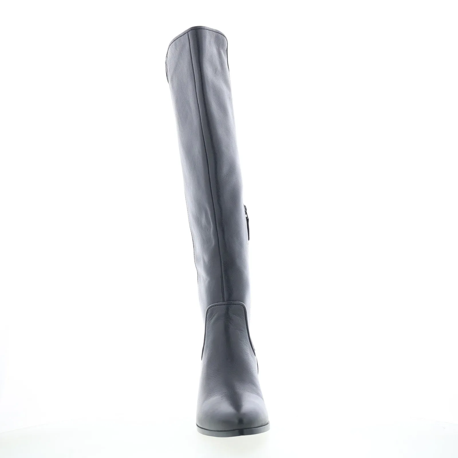 Johnston & Murphy Trista Rider Boot 78-52806 Womens Black Knee High Boots Thick Grip Weekend Fit