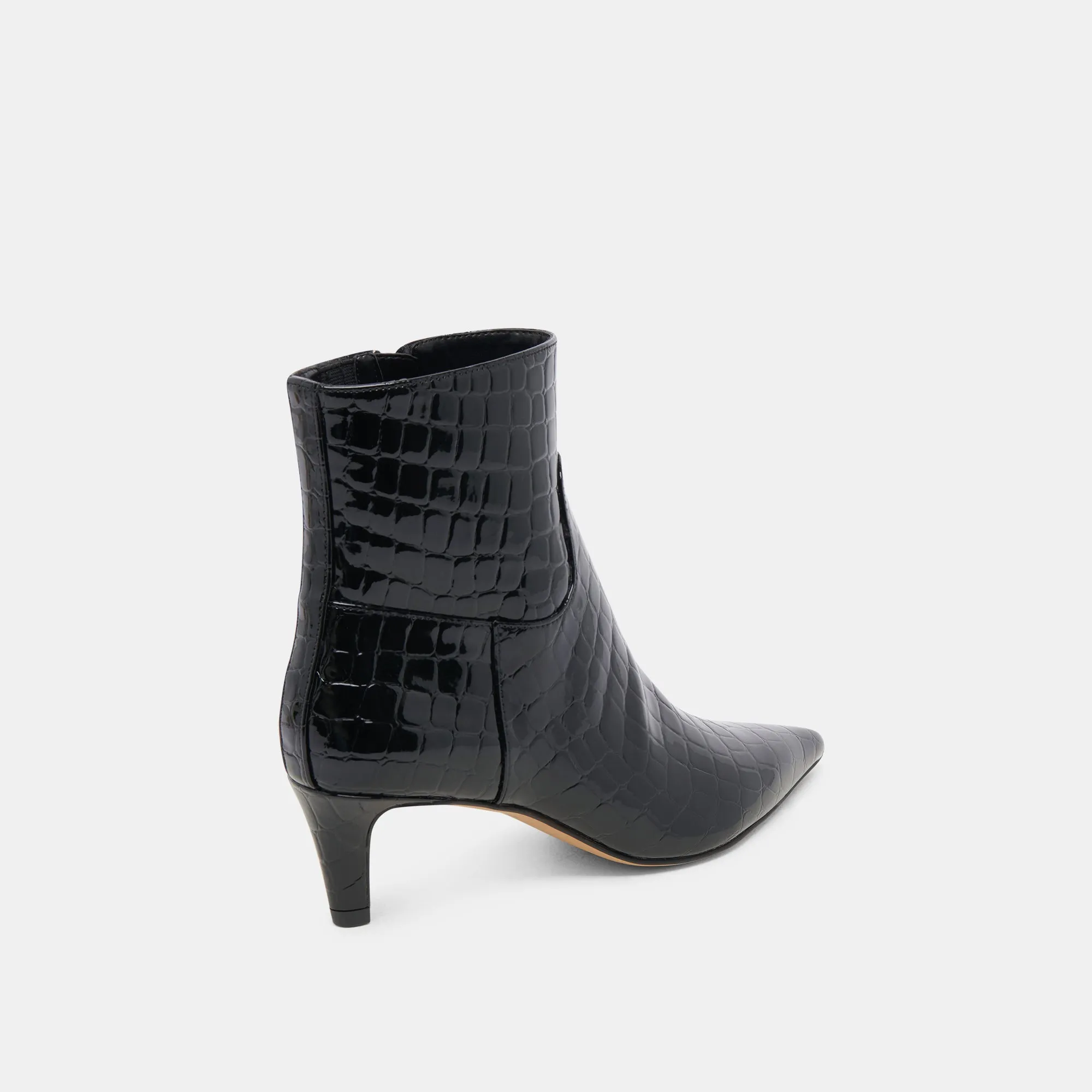 Tear-resistant Ultimate Wear SONDRA BOOTIES NOIR EMBOSSED LEATHER