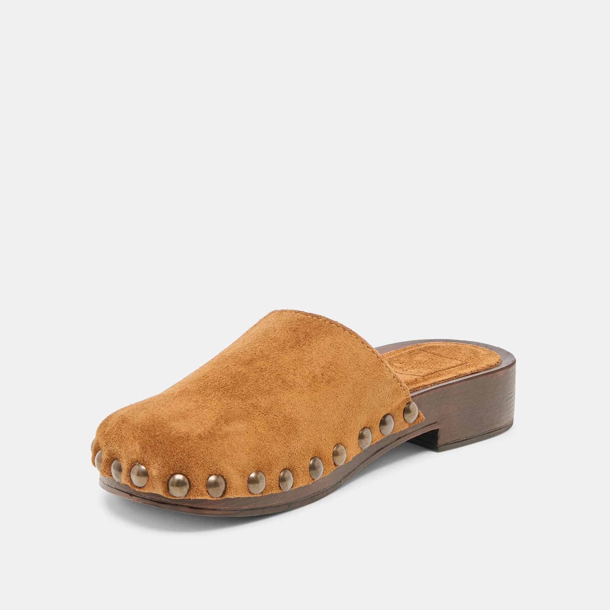 ALANIS FLATS CHESTNUT SUEDE Trail Glow