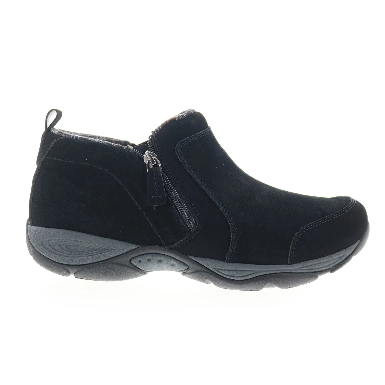 Adjustable Easy Spirit Evony 8 SEEVONY8 Womens Black Wide Nubuck Casual Dress Boots