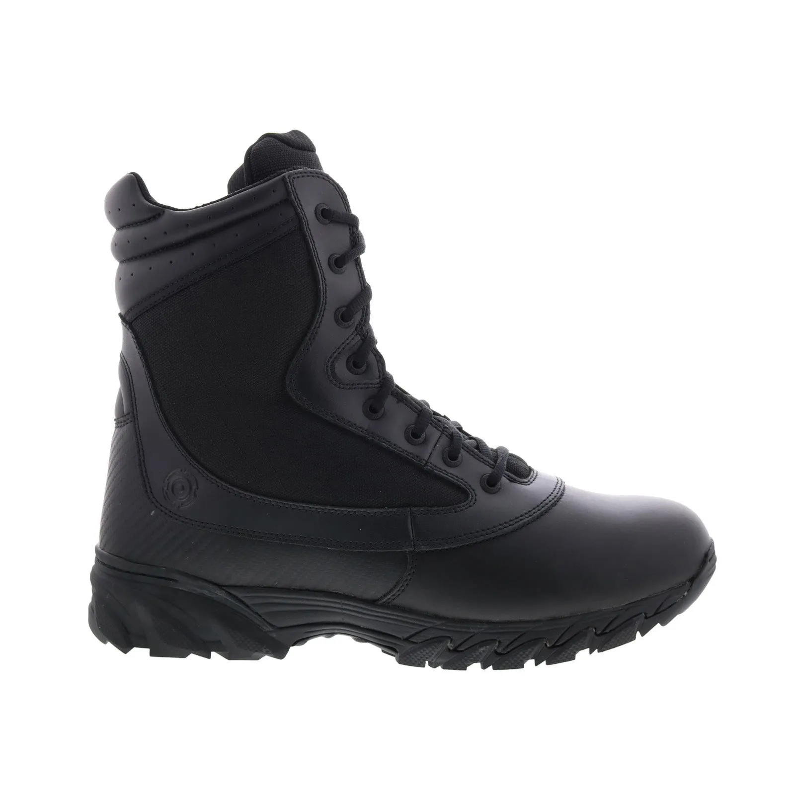 Original Swat Chase 9?? Side-Zip 131201 Mens Black Leather Tactical Boots Comfort arch