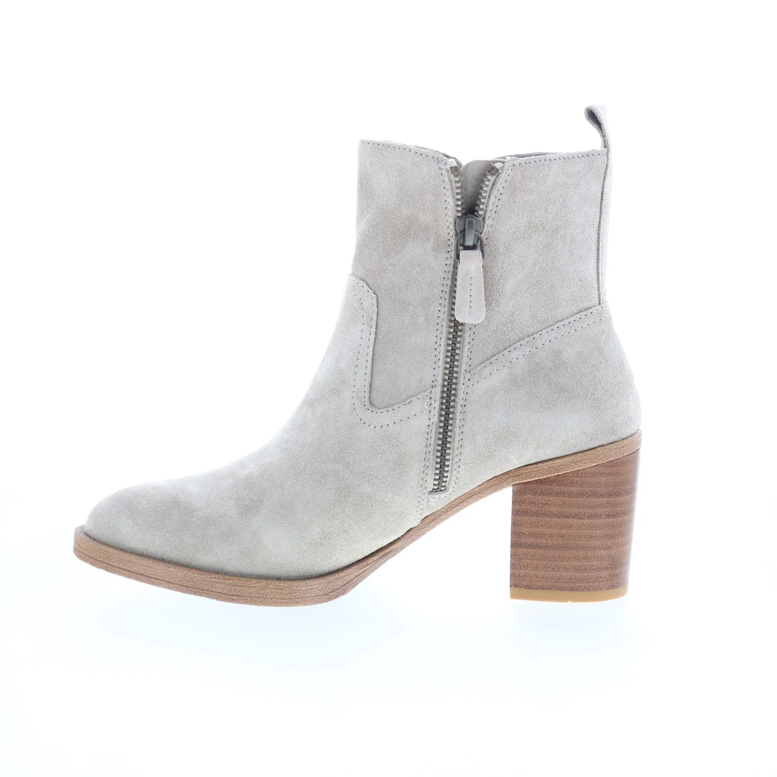 Camouflage Pattern Johnston & Murphy Braelyn 78-51913 Womens Gray Suede Ankle & Booties Boots