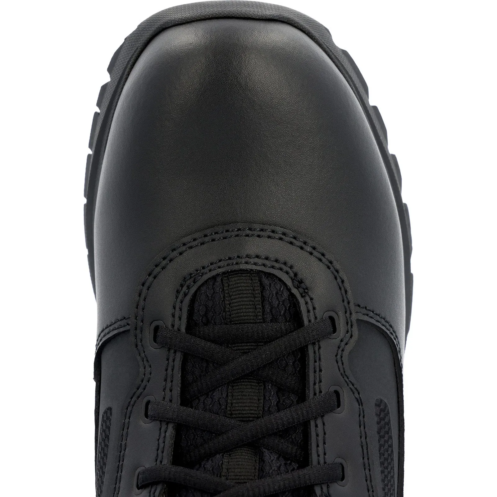 High Shaft Rocky Cadet Side Zip 6" RKD0104 Mens Black Leather Lace Up Tactical Boots