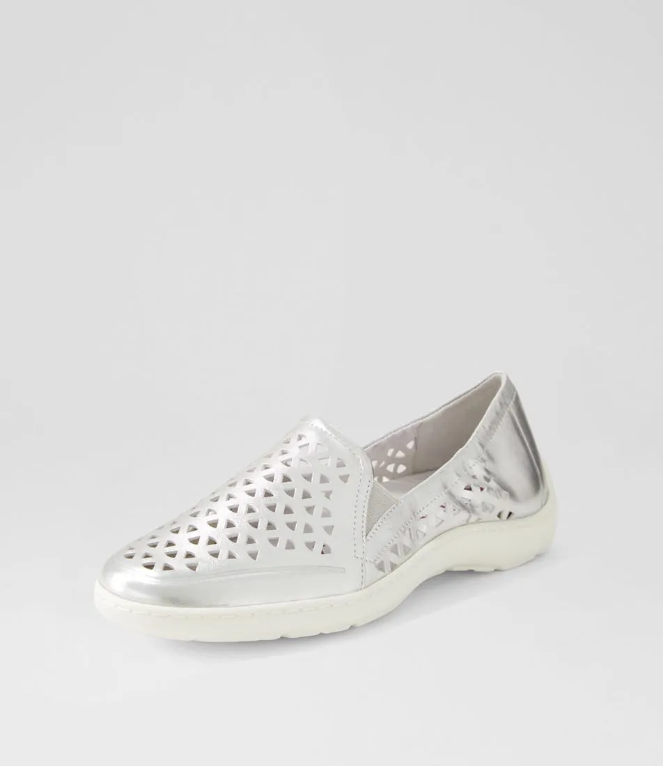 ZIERA WAVADA SILVER WHITE Active Slip Fit Step Comfort Fit