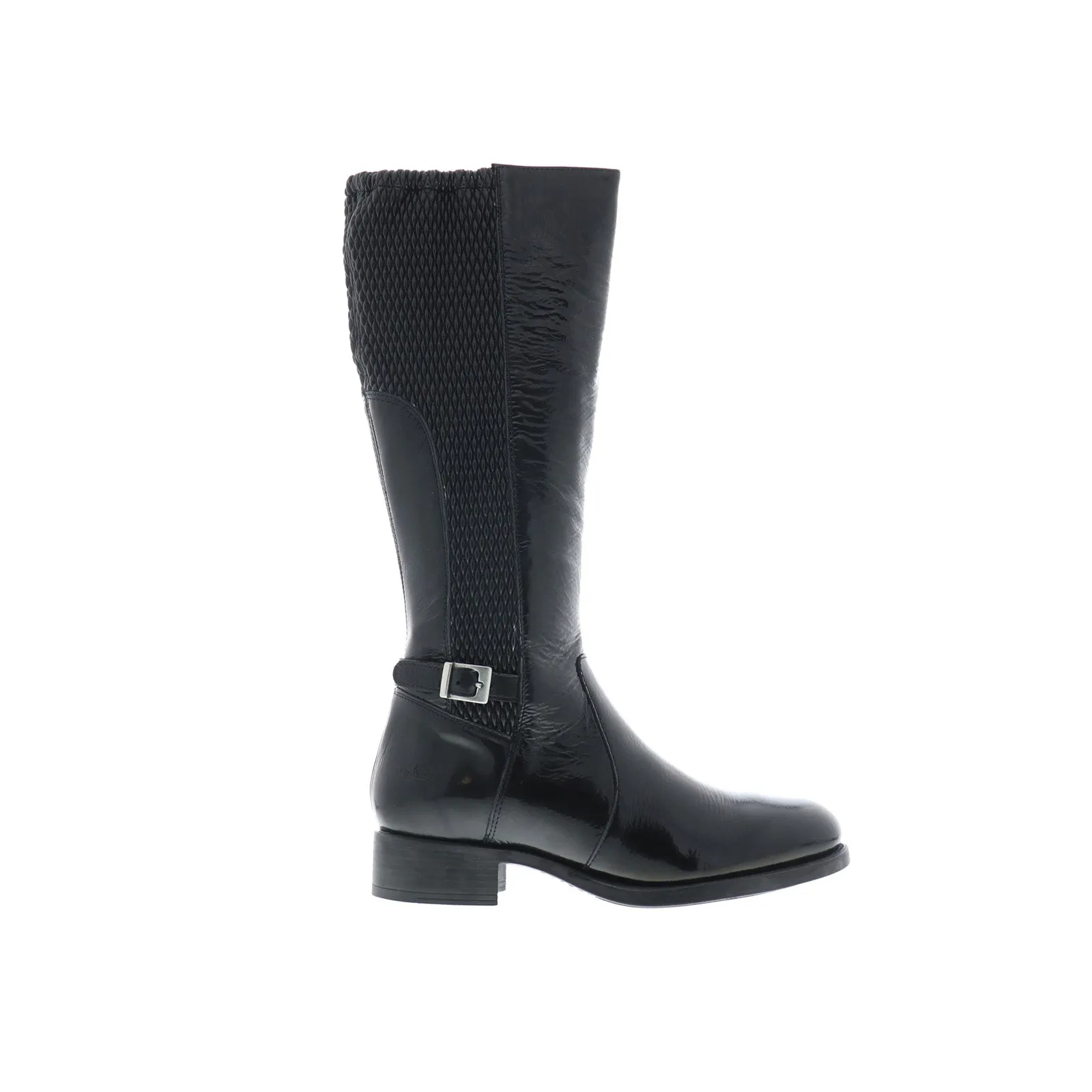 Comfortable Walk Bos. & Co. Bawn Womens Black Leather Zipper Casual Dress Boots