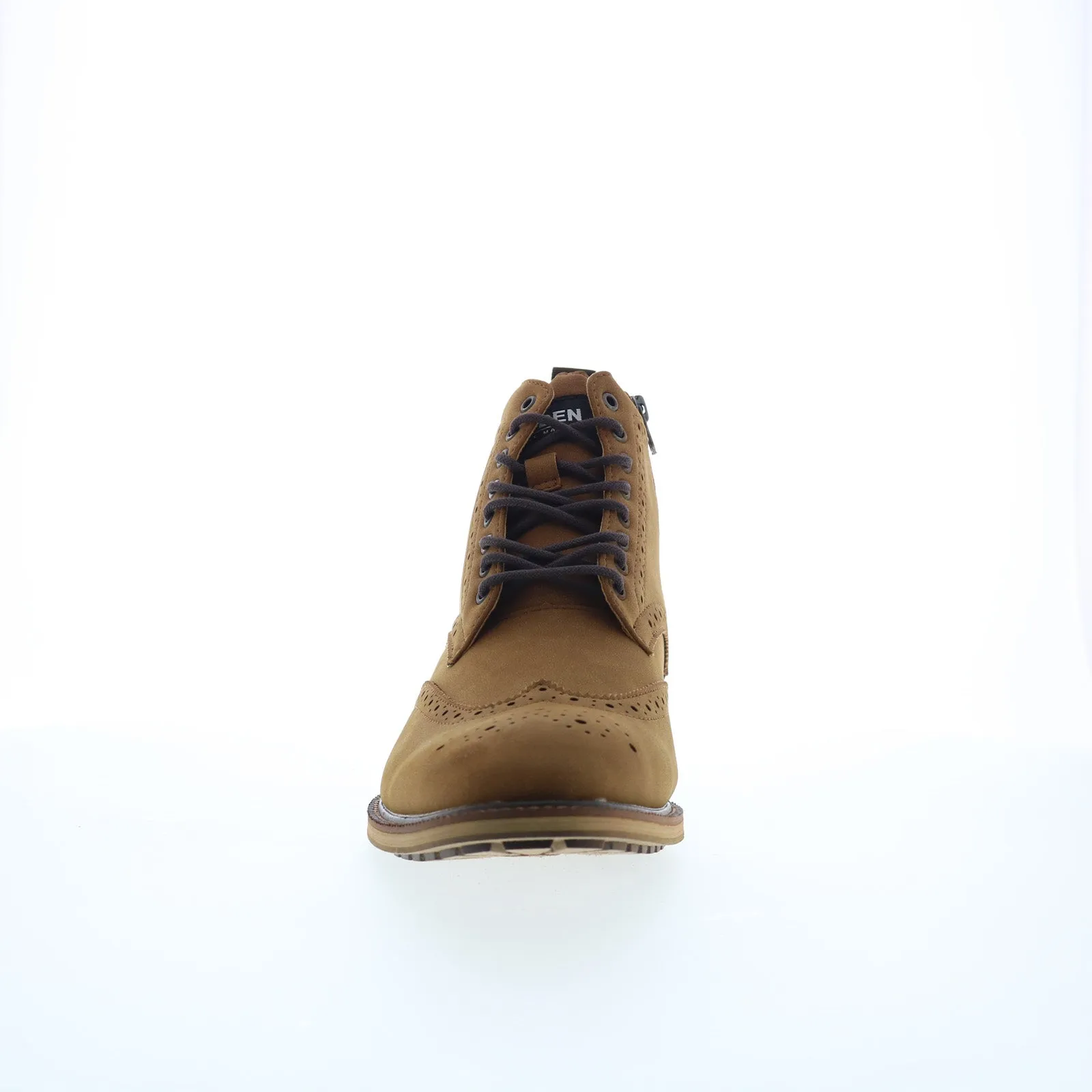 Anti Skid Fashionable Utility Steve Madden M-Ryland Mens Brown Suede Lace Up Casual Dress Boots
