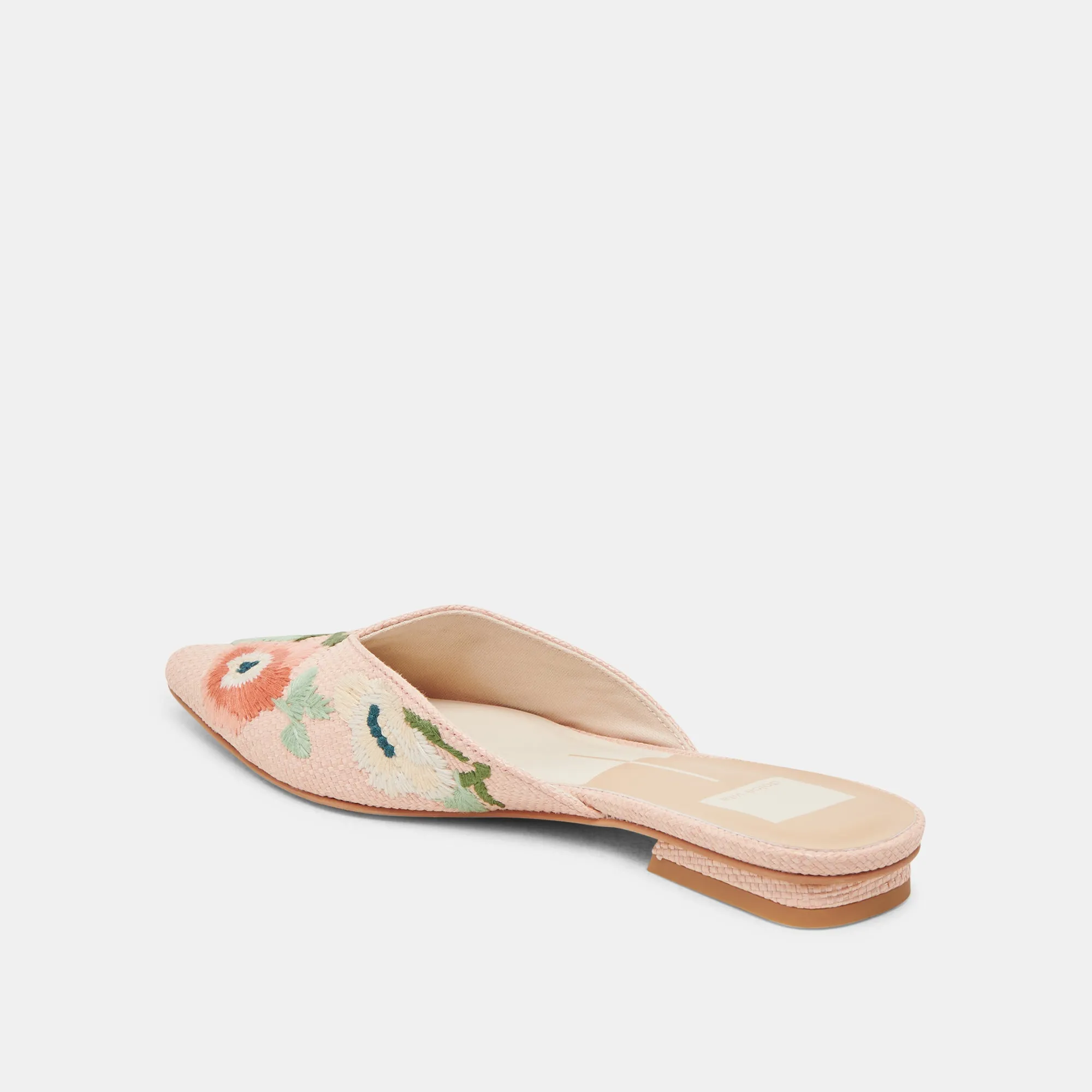 ELM FLATS PINK FLORAL RAFFIA Path Free Enhanced grip