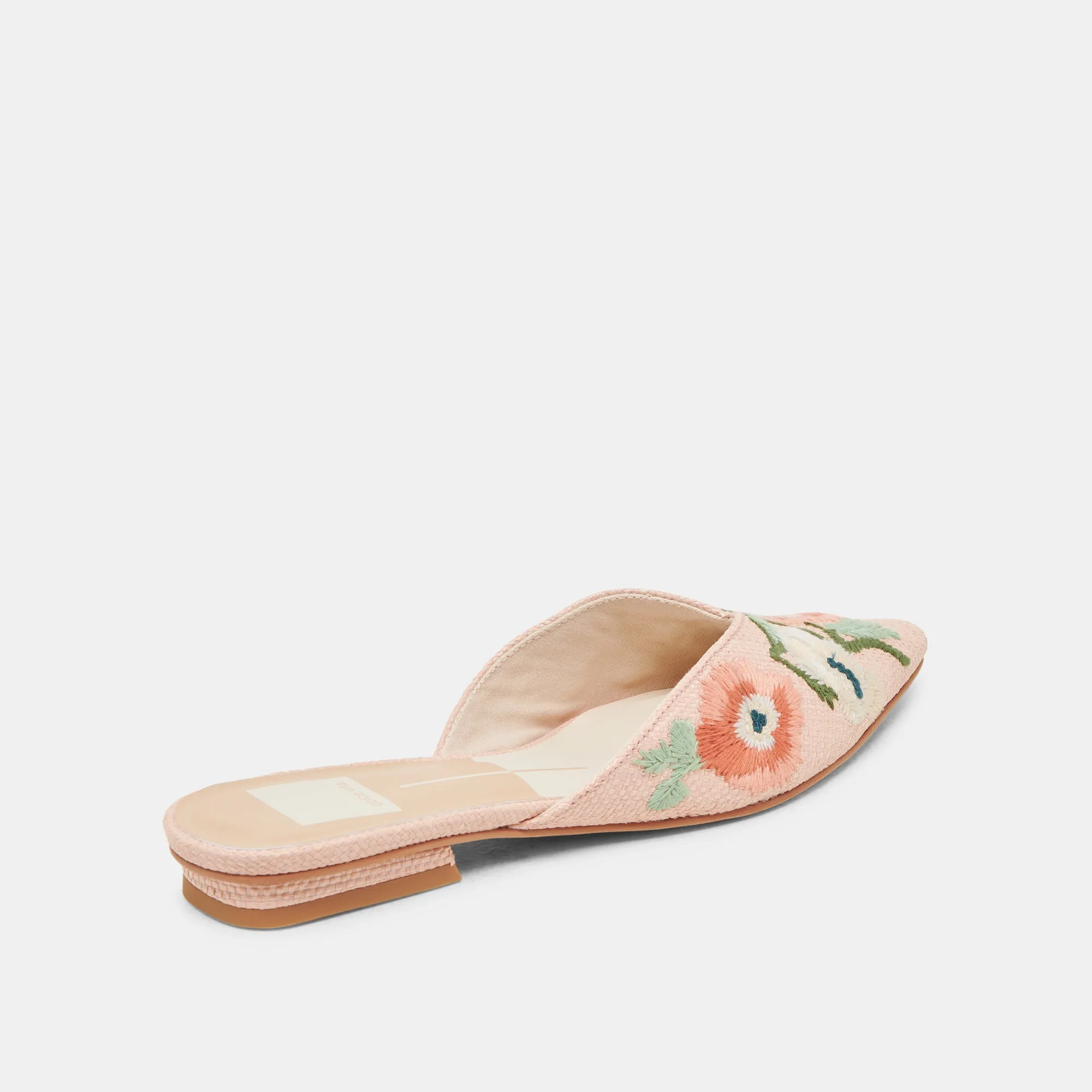 ELM FLATS PINK FLORAL RAFFIA Early Jog Angel Glow