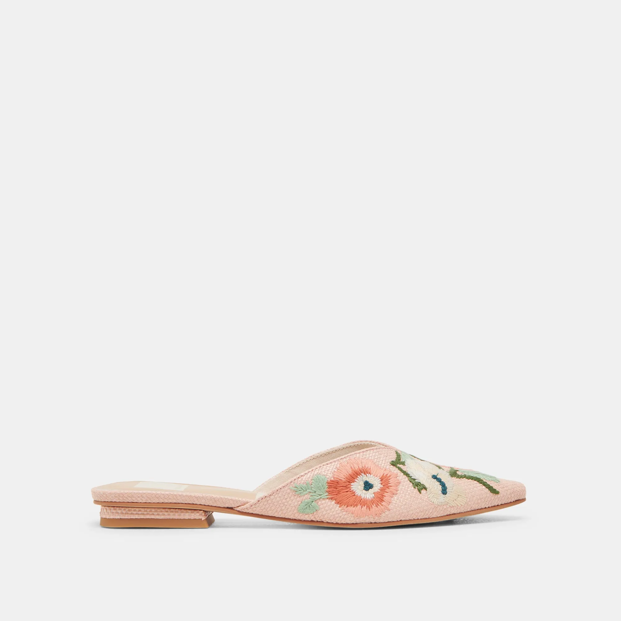 Joy Path Padding ELM FLATS PINK FLORAL RAFFIA
