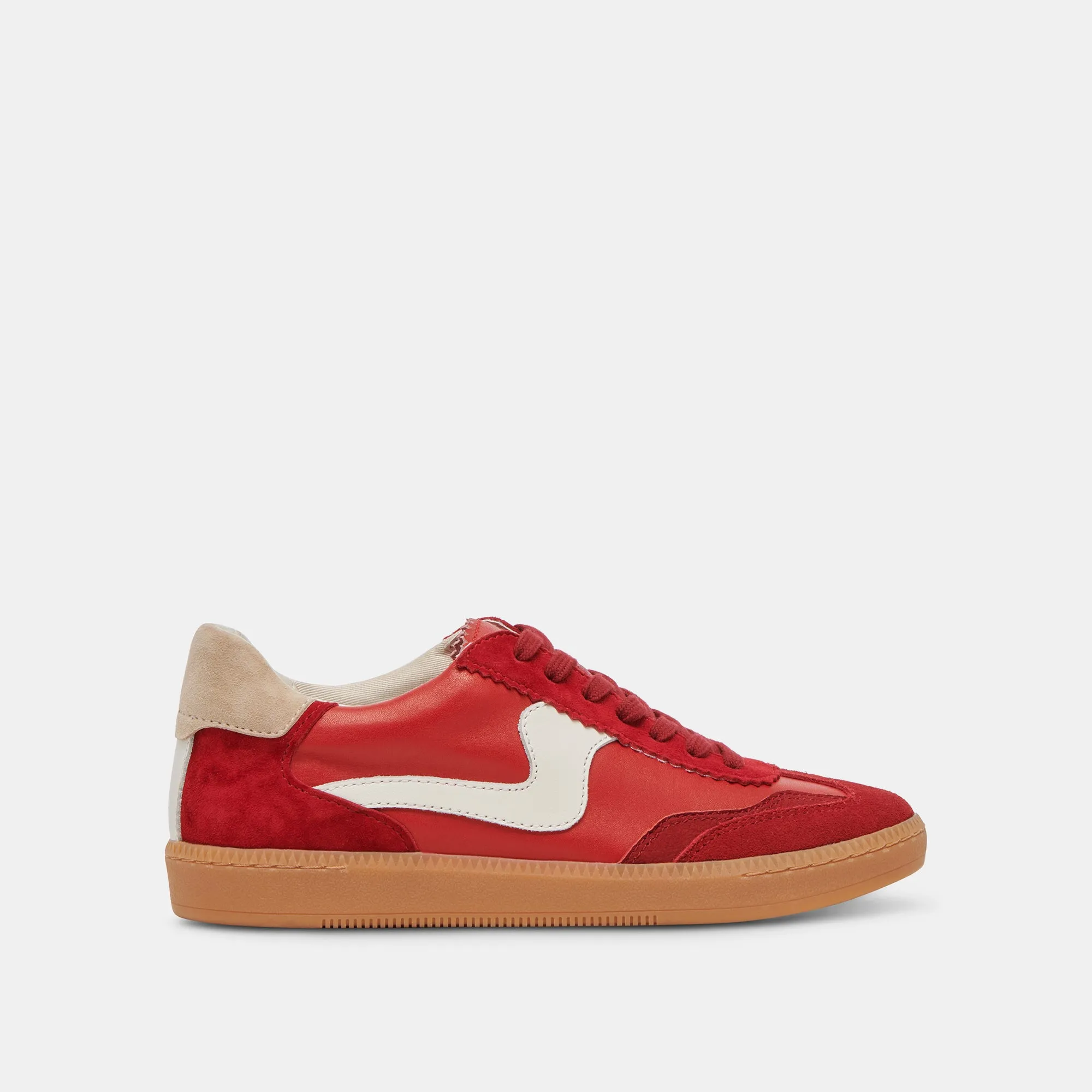 Quick design NOTICE SNEAKERS CRIMSON SUEDE