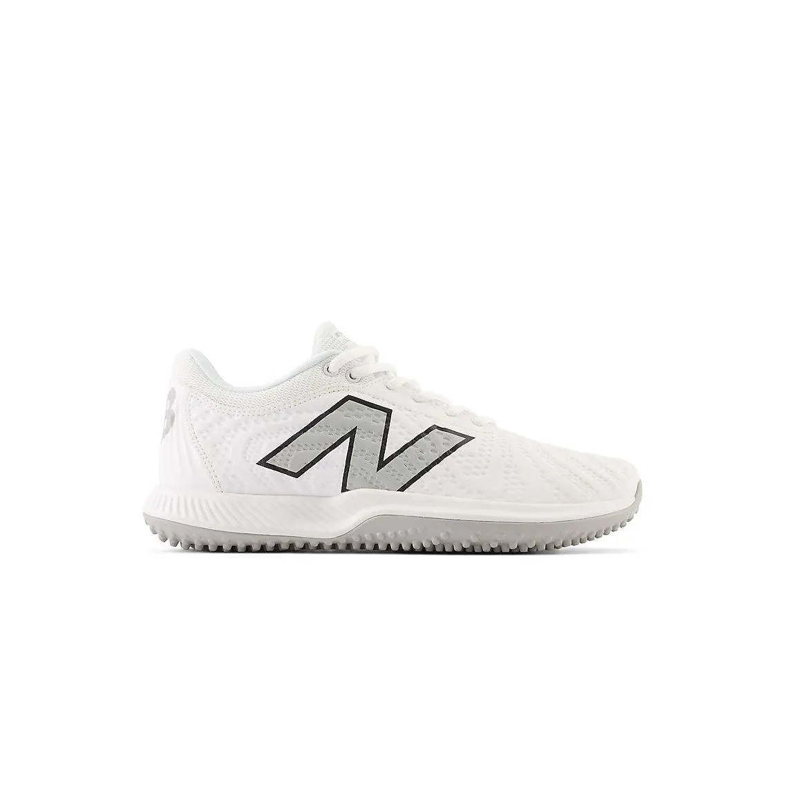 New Balance Men's FuelCell 4040 V7 Turf Baseball Shoes - Optic White / Raincloud - T4040SW7 Enhanced comfort Motion Support