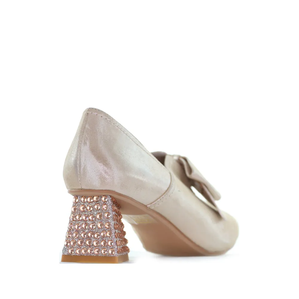 Simple Slip Foot Hugging DJANGO & JULIETTE MALORCA NUDE SHIMMER