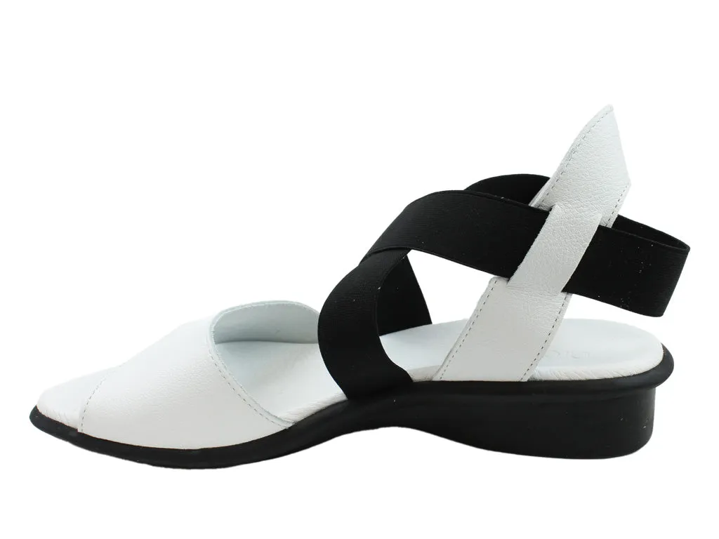 Open Frame Arche Sandals Satia Blanc