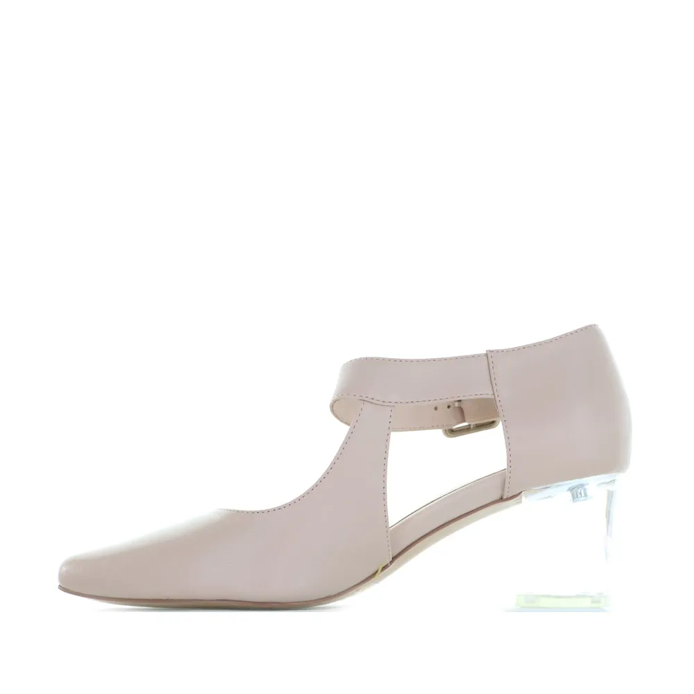 DJANGO & JULIETTE HAPPIE NUDE High Heel Sandals for Weddings