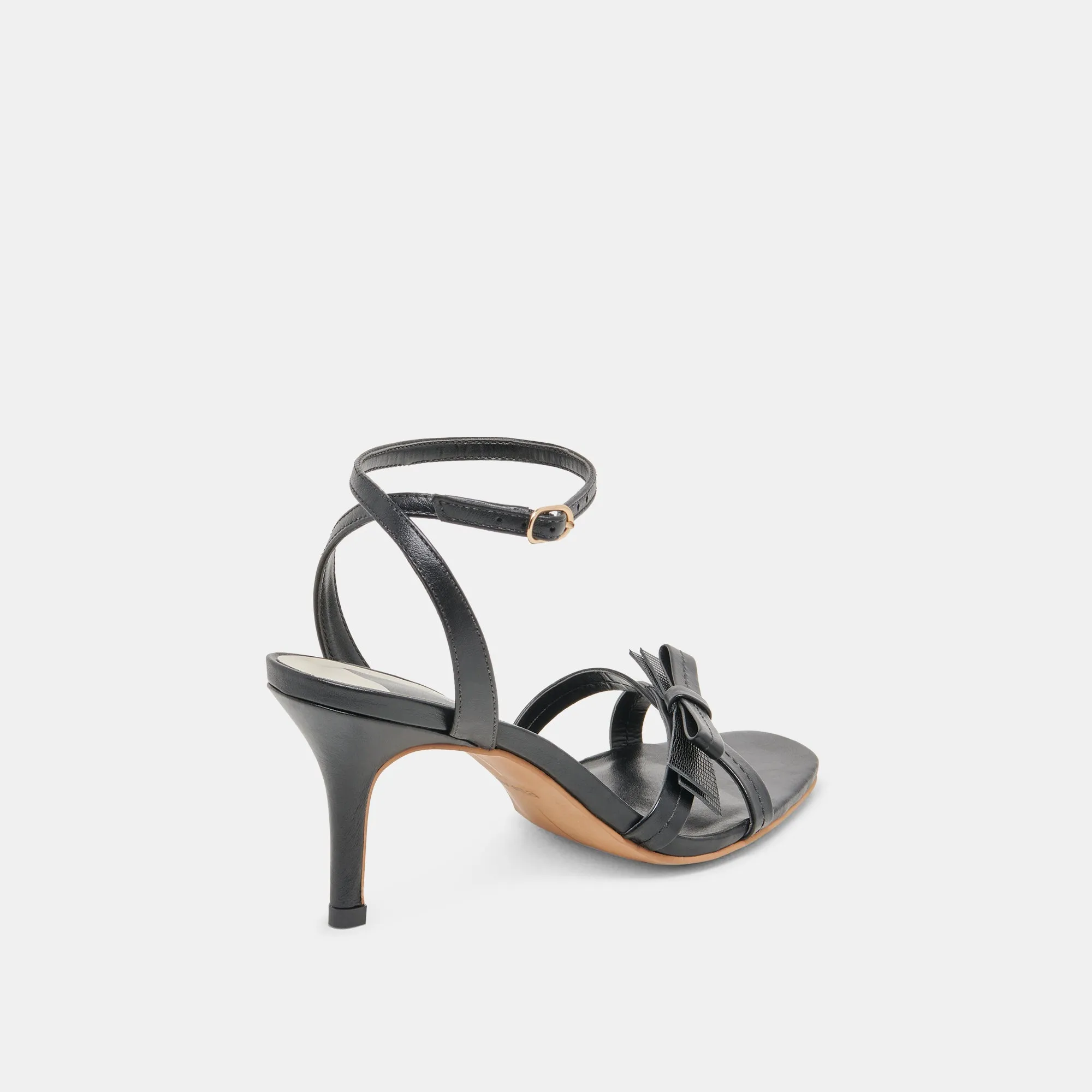 Pink High Heels GALOR HEELS BLACK LEATHER
