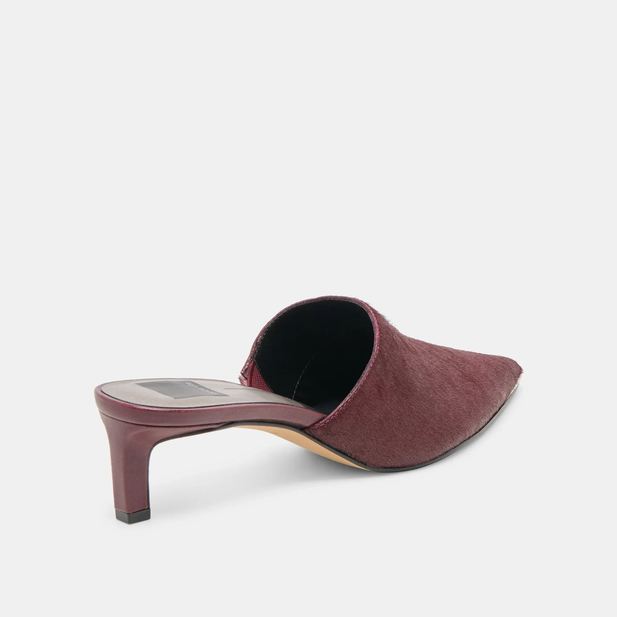 LEXY HEELS BERRY CALF HAIR Dock Easy