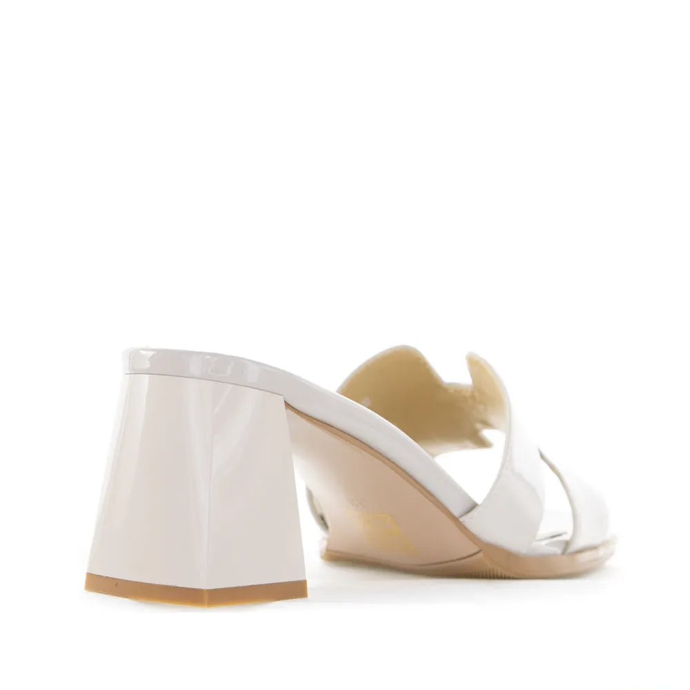Bejeweled Heels Adjustable Straps MILA RAINE MINKY MUSHROOM