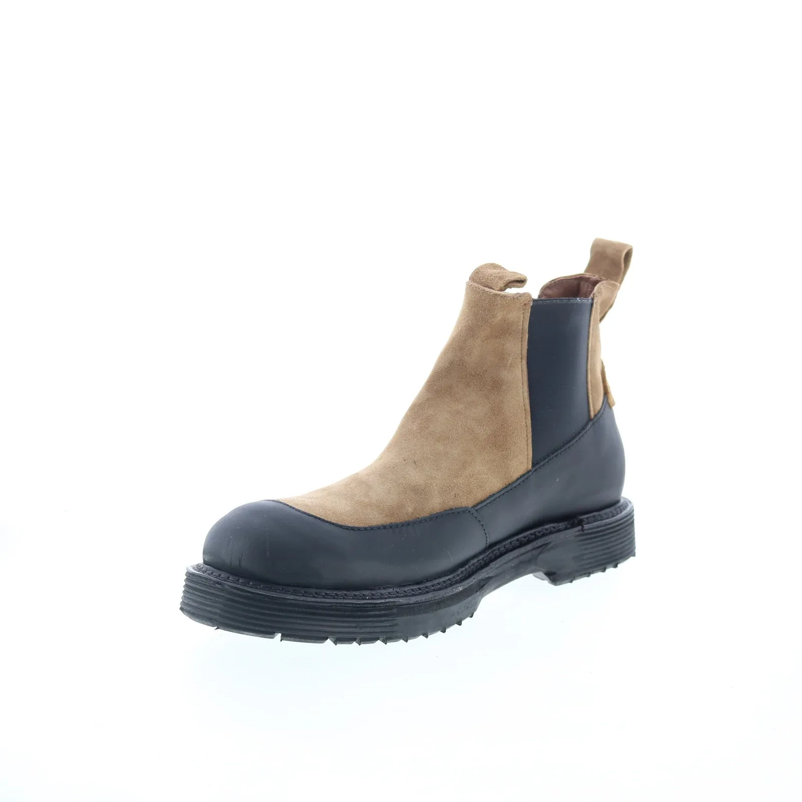 A.S. 98 Ronny Mens Brown Synthetic Slip On Chelsea Boots Ventilated Minimal Color