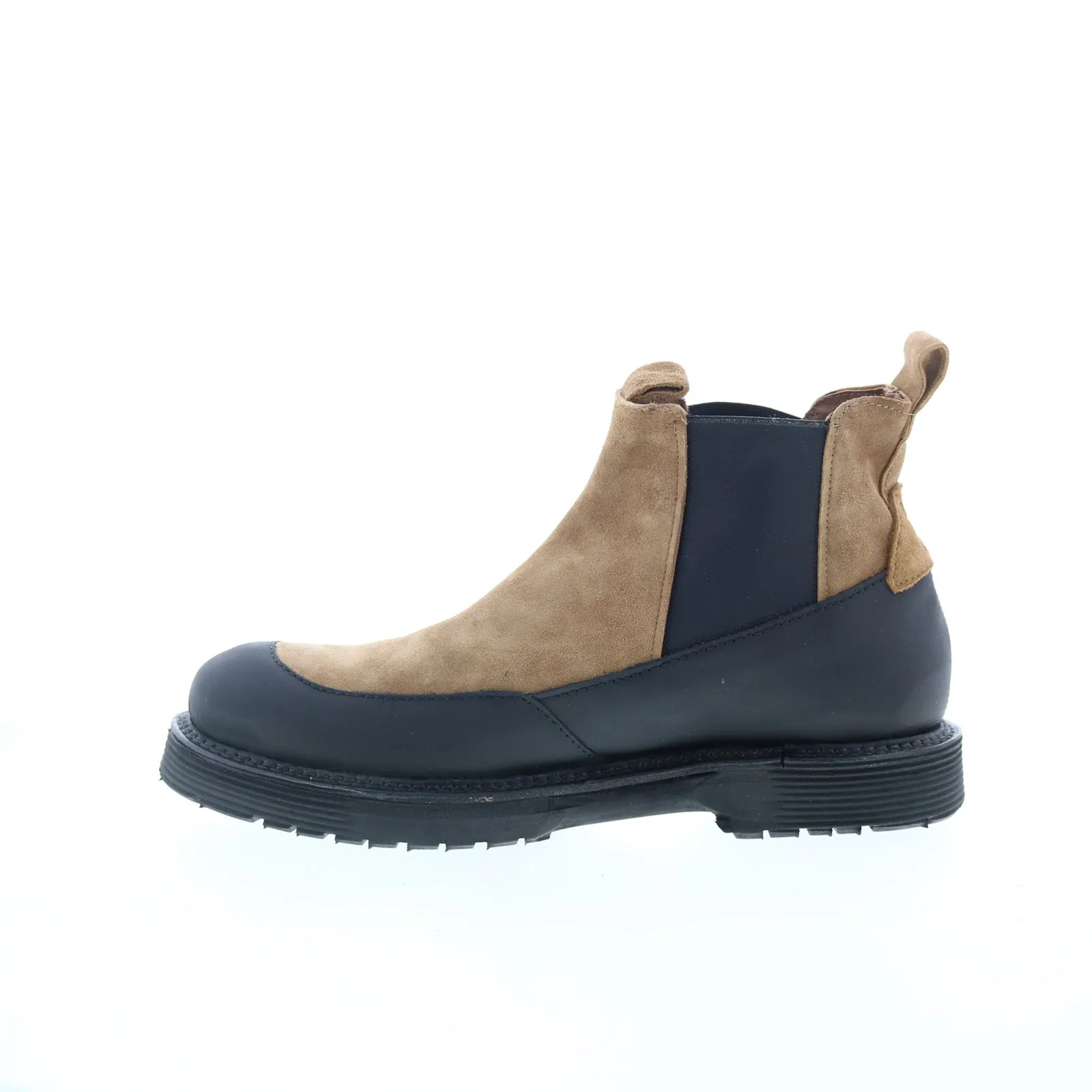 Comfort Cushion Athletic Wear A.S. 98 Ronny Mens Brown Synthetic Slip On Chelsea Boots