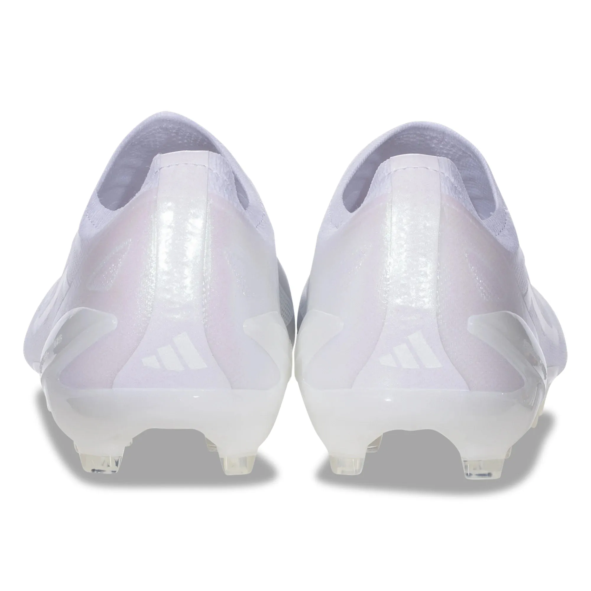 adidas X Crazyfast.1 LL Firm Ground Soccer Cleats (White/White) lateral movement