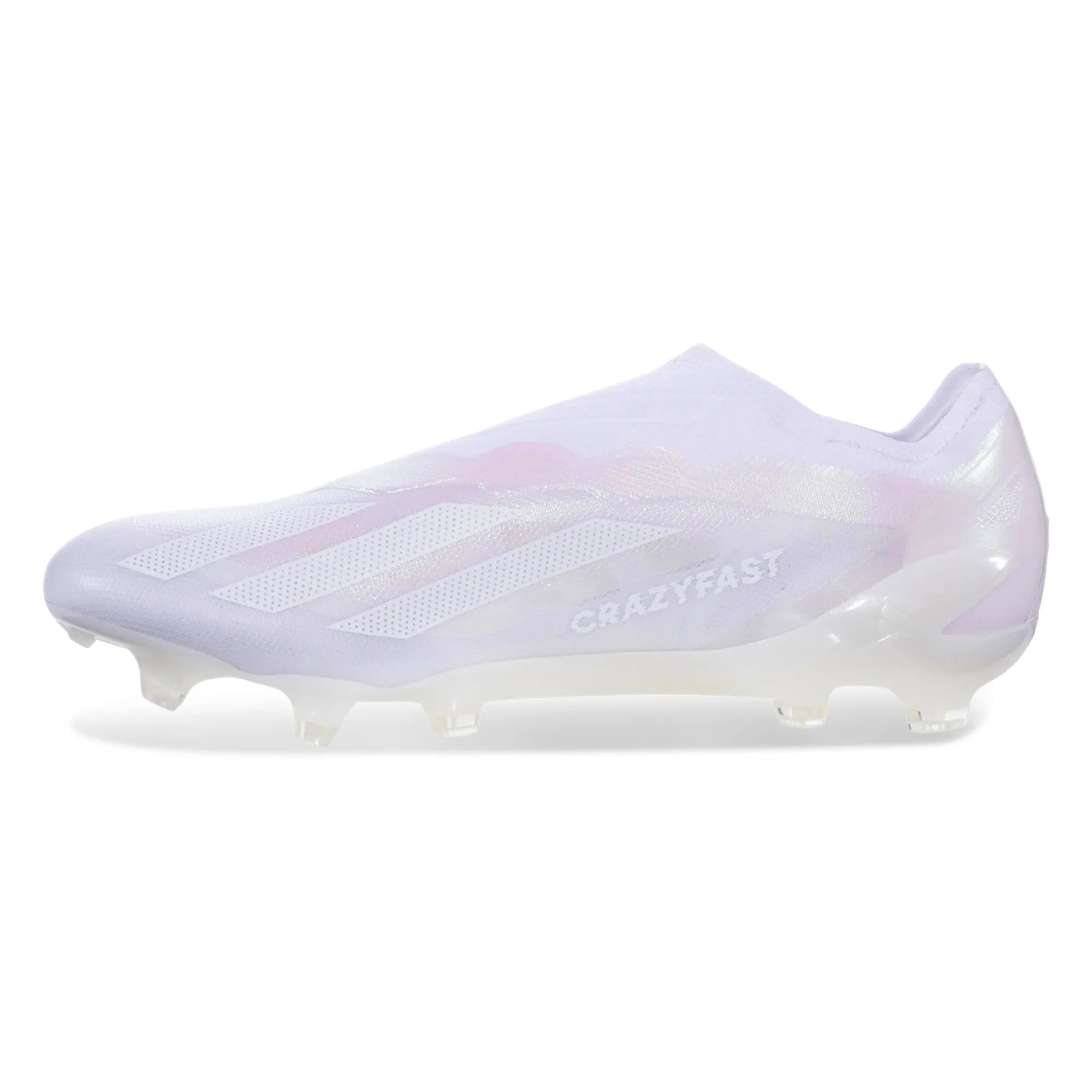 adidas X Crazyfast.1 LL Firm Ground Soccer Cleats (White/White) Touch control