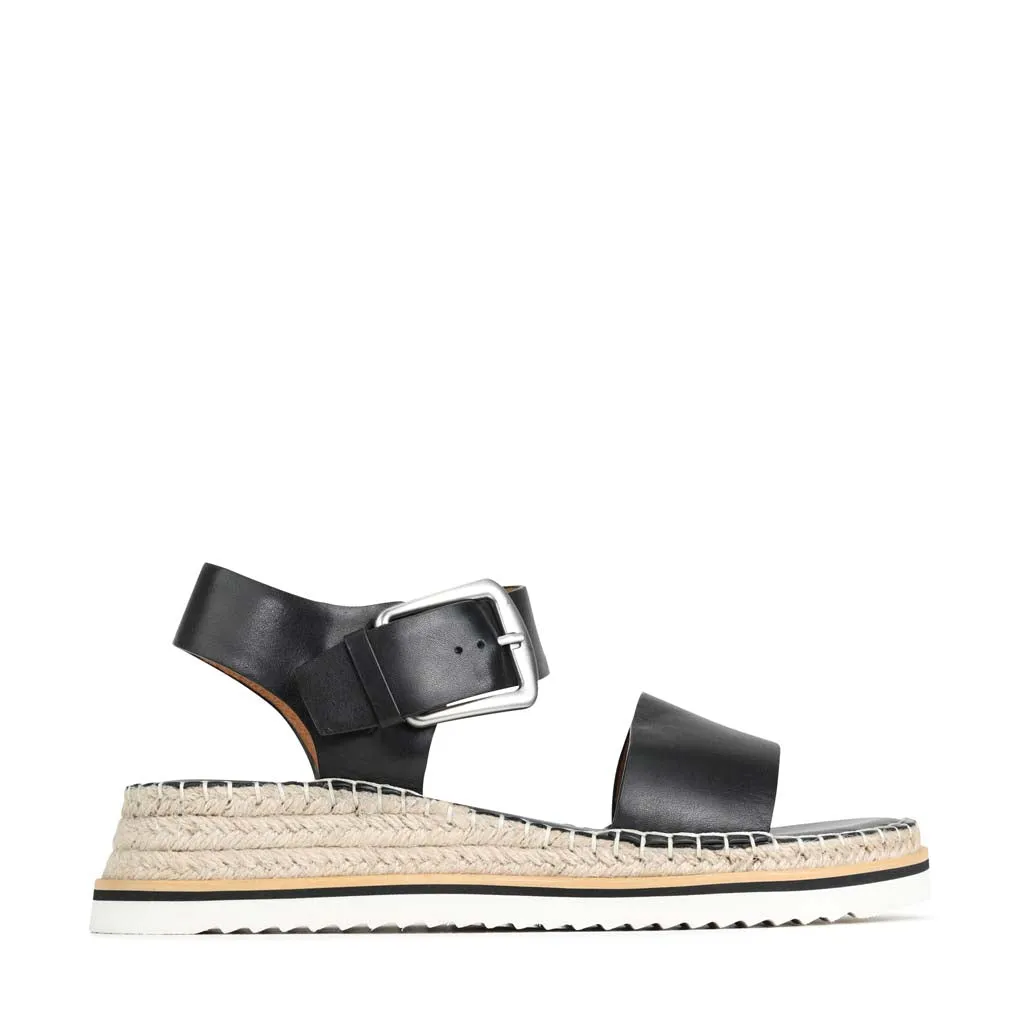 MARLI LEATHER ESPADRILLES SANDALS Smart Chic Layered sole