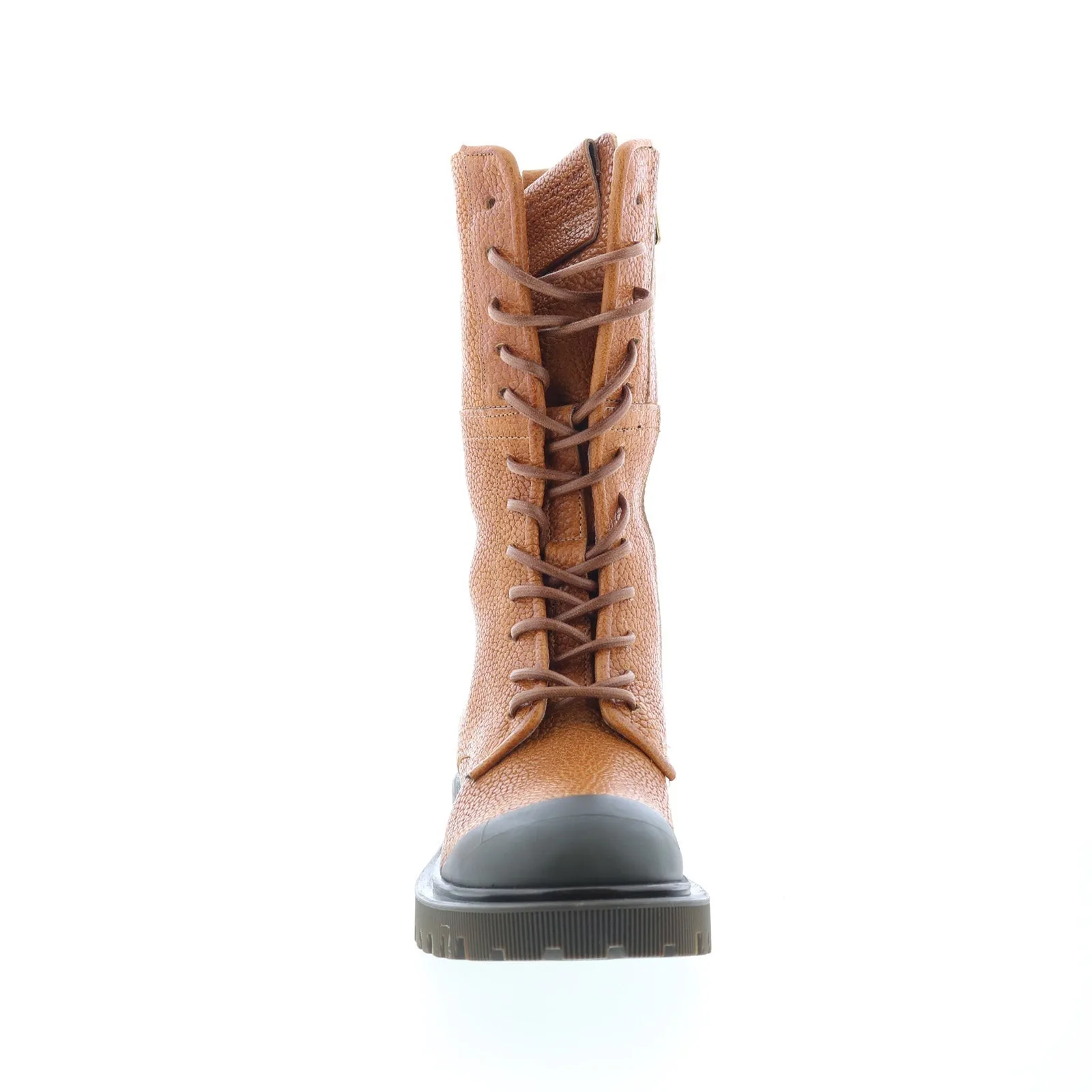 A.S. 98 Trevy Womens Brown Leather Zipper Casual Dress Boots High Traction Comfort Zone