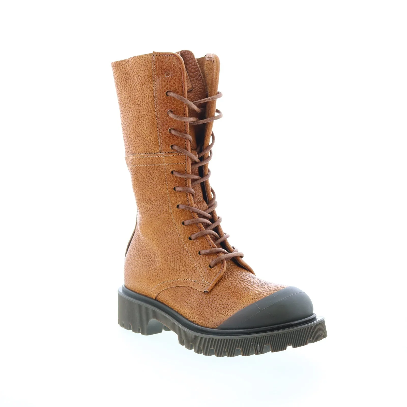 A.S. 98 Trevy Womens Brown Leather Zipper Casual Dress Boots Comfort Cushion