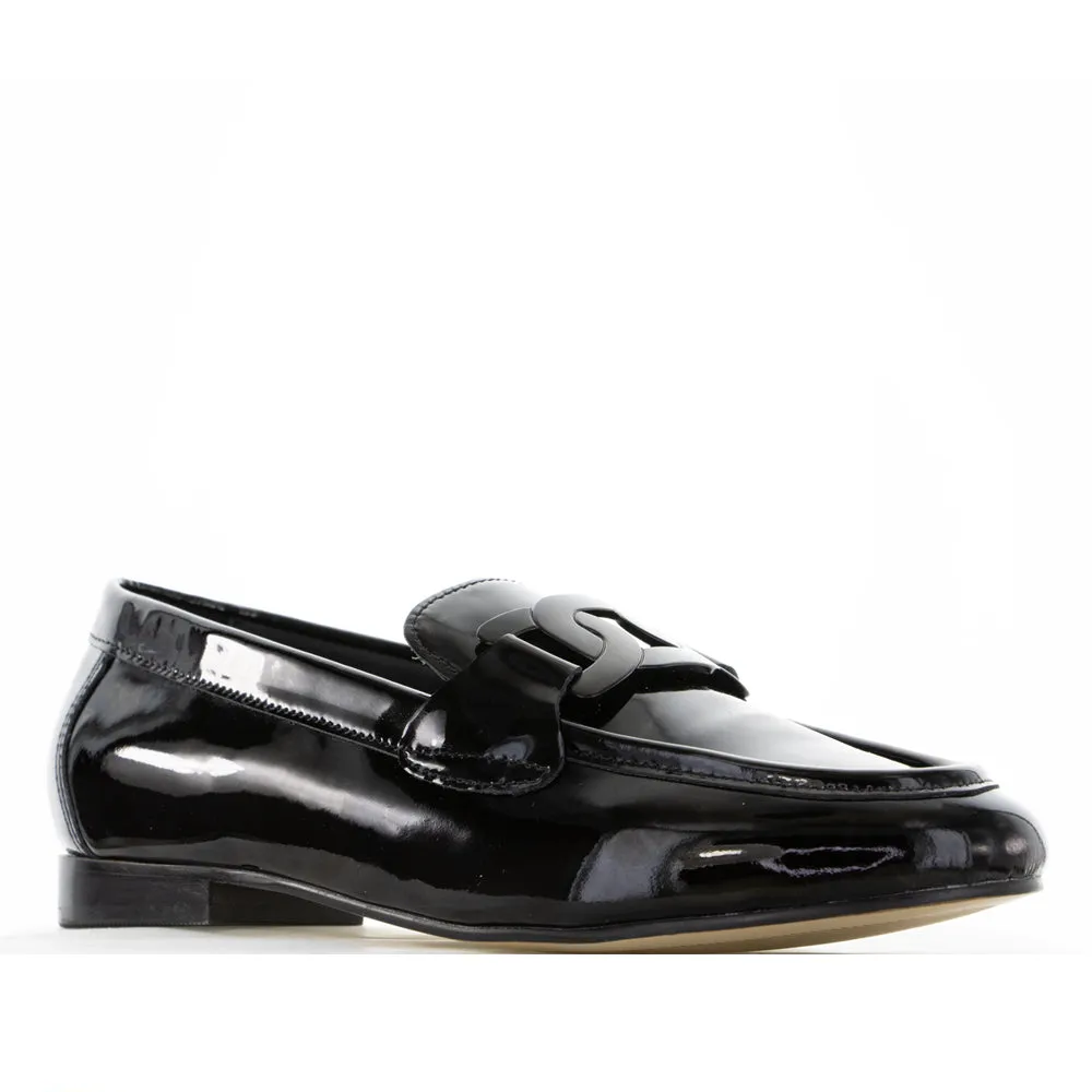 NAKED ARCHES BLACK PATENT Park Day Foot Smooth