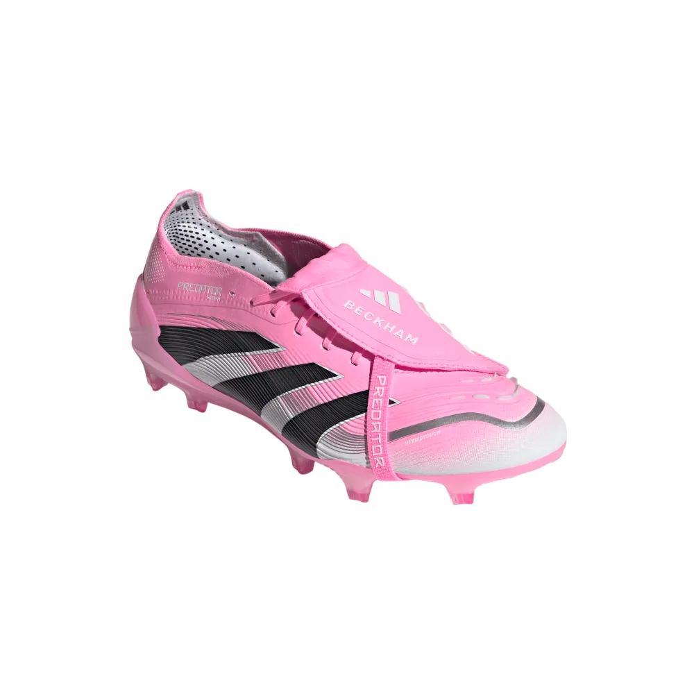 Adidas Predator Elite Fold-Over Tongue Beckham FG Football Boots (Beam Pink/Core Black/Cloud White) Chic stability Scarce