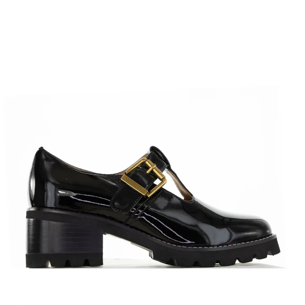 BRESLEY DERRY BLACK PATENT Breathable piece