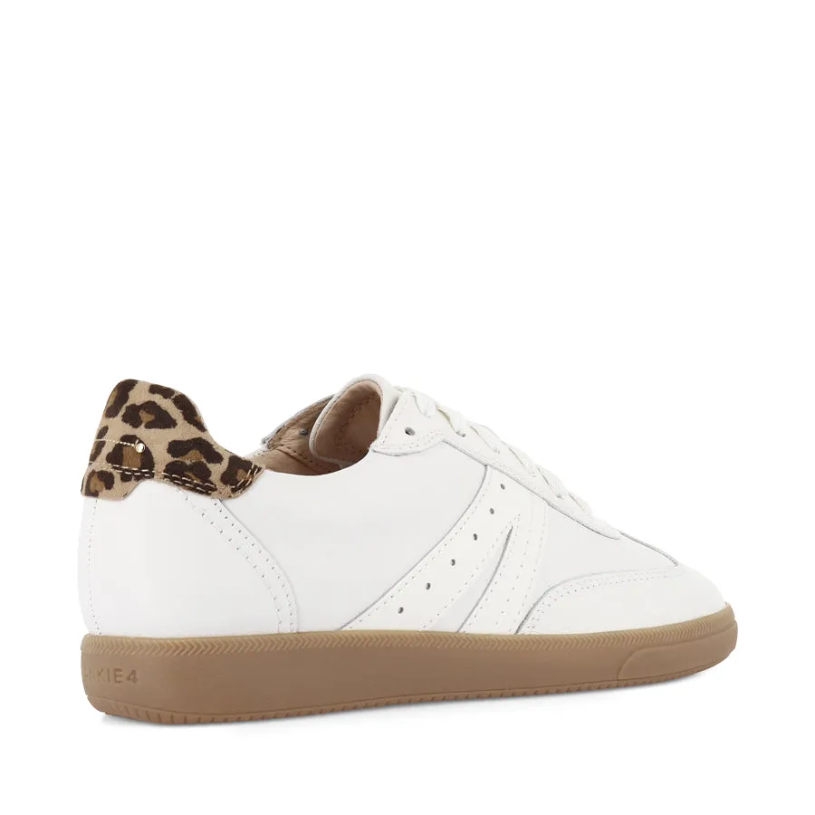 LEVI - WHITE LEOPARD LEATHER Wide-fit