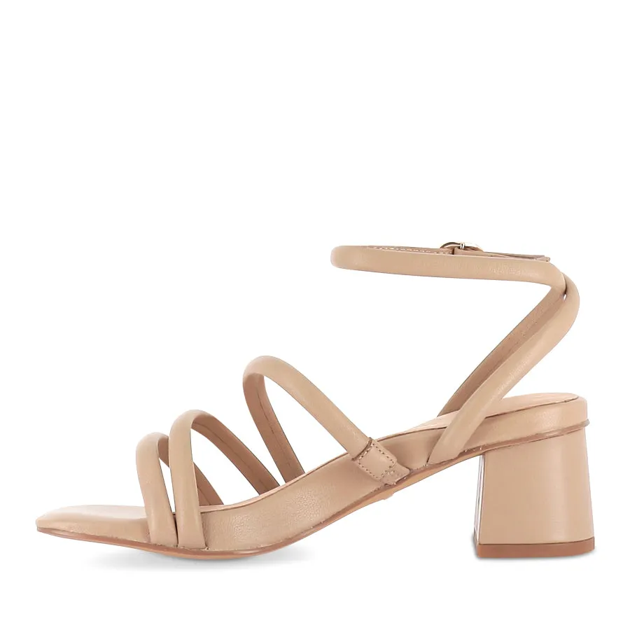 Padded shock absorption RAMSAY - SAND LEATHER