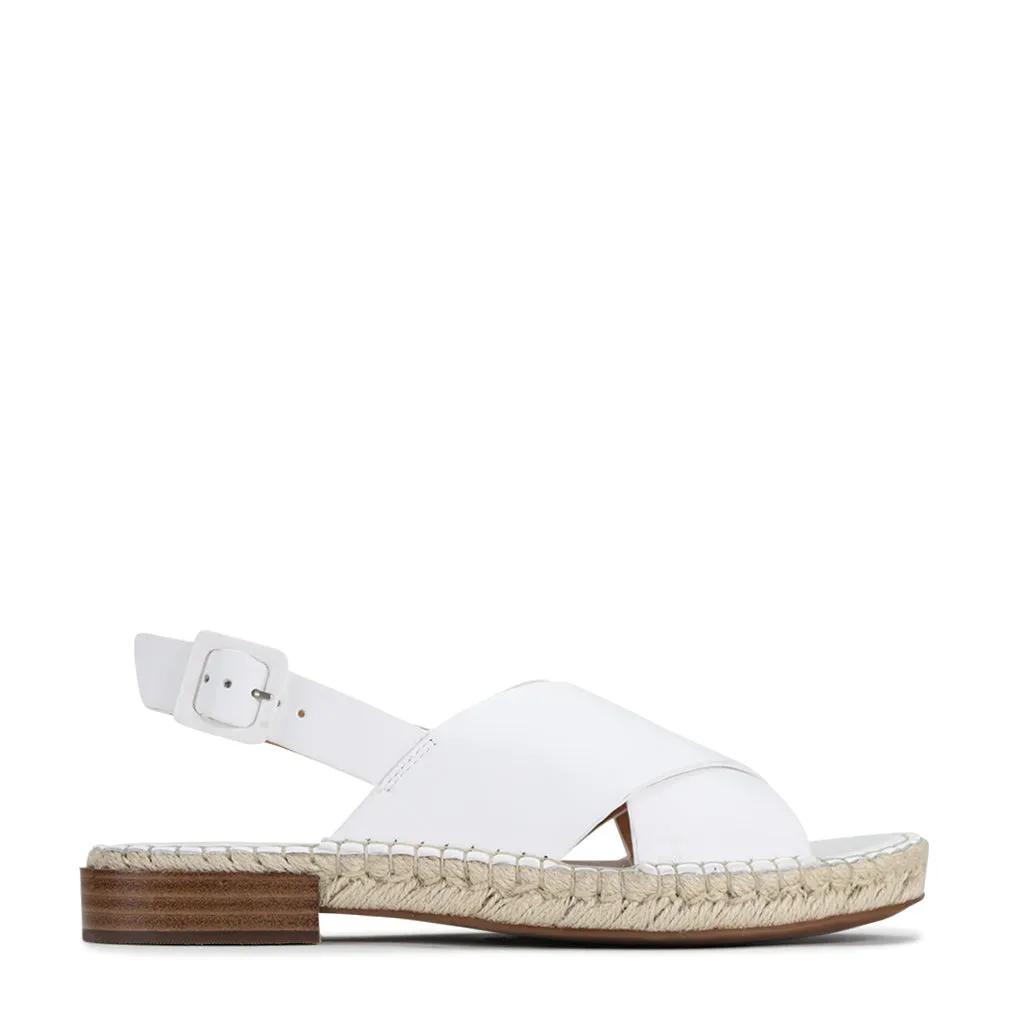 ESPEL LEATHER ESPADRILLE SLINGBACK SANDAL squash Shock-absorbent arch