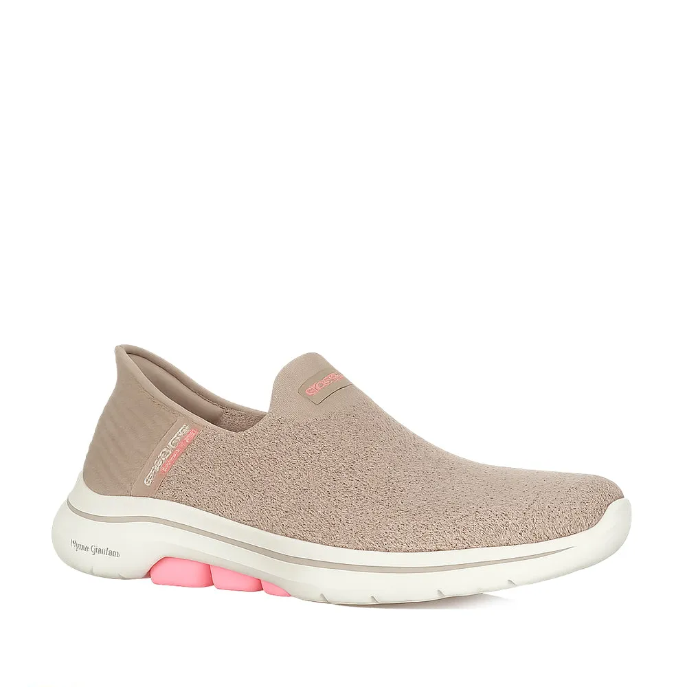 All weather SKECHERS GO WALK 7 SPRINGTIME WIDE TAUPE