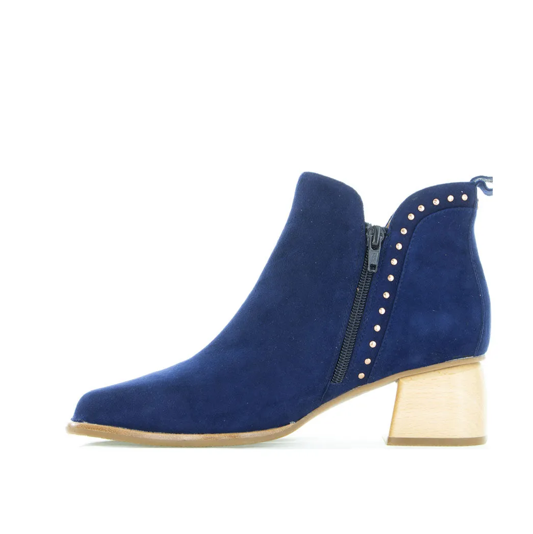 BRESLEY PANACHE NAVY SUEDE Reliable Fit insulated