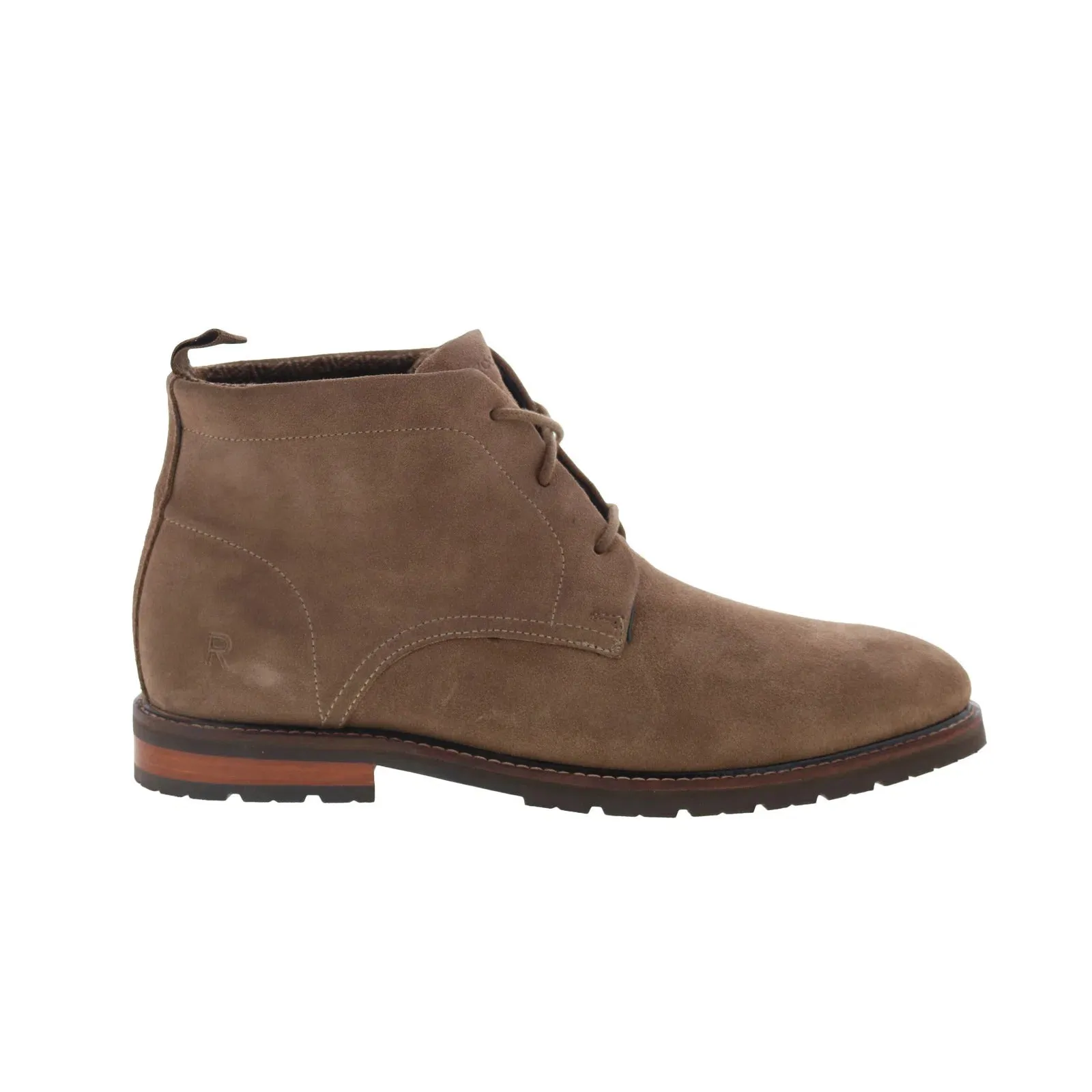 Rockport Caspe Mens Brown Wide Leather Lace Up Chukkas Boots Outdoor Look