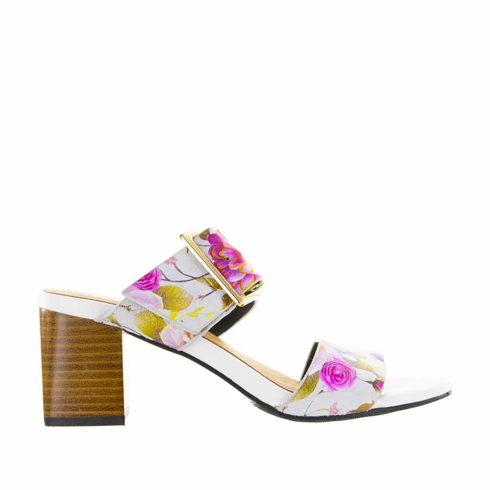Peep Toe Booties Bresley Asoto White Garden
