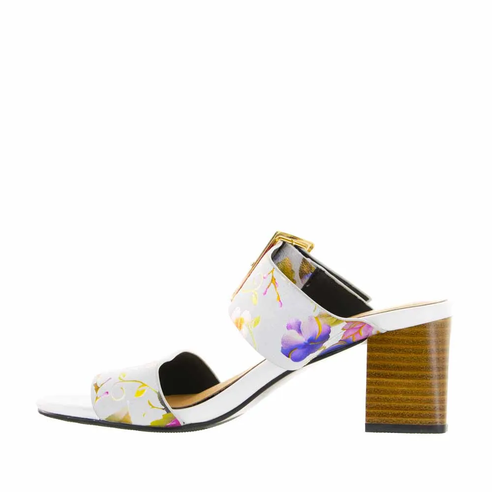 High Heel Shoes Bresley Asoto White Garden