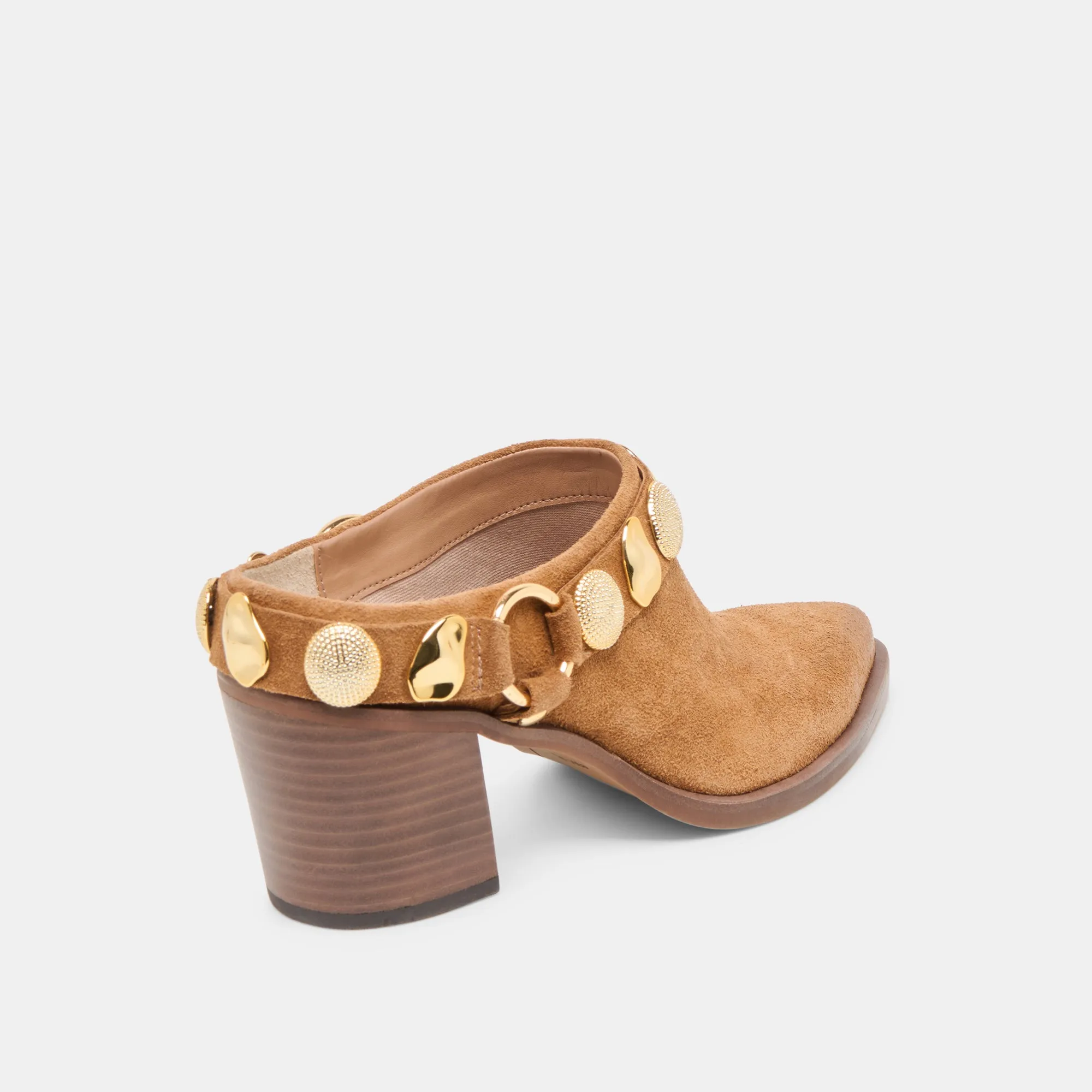Energy return Comfortable Footbed KANYON HEELS BROWN SUEDE